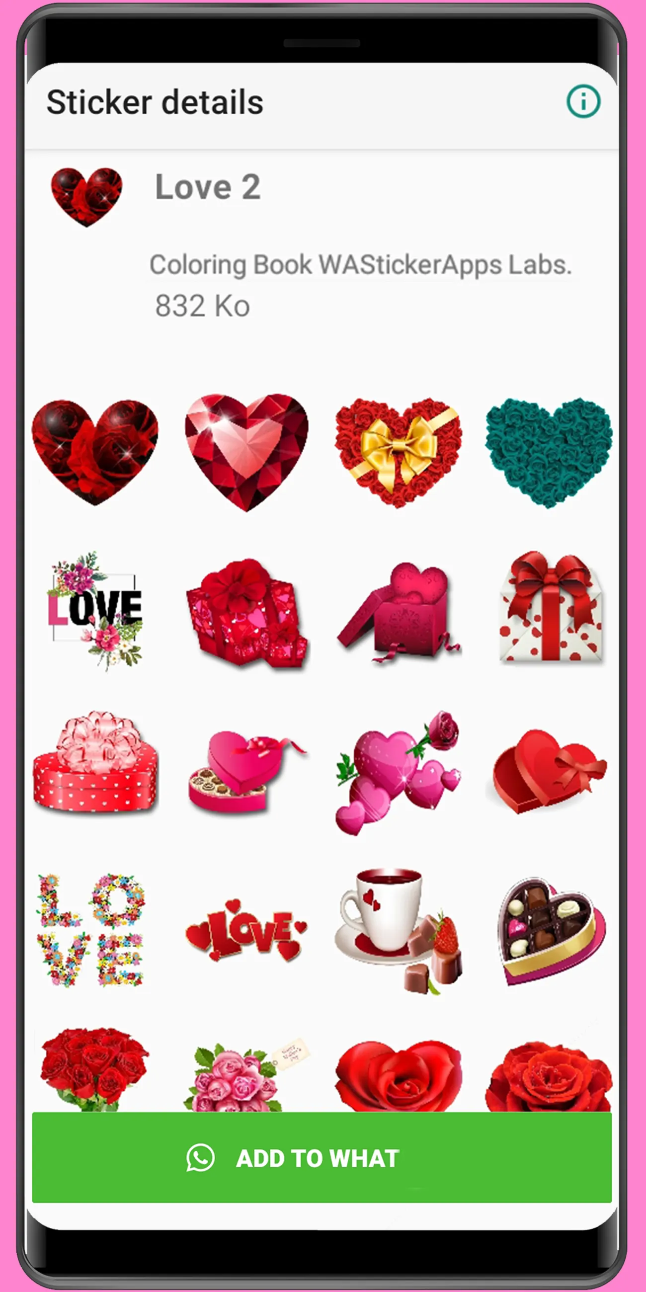 WASticker: Love Stickers Heart | Indus Appstore | Screenshot