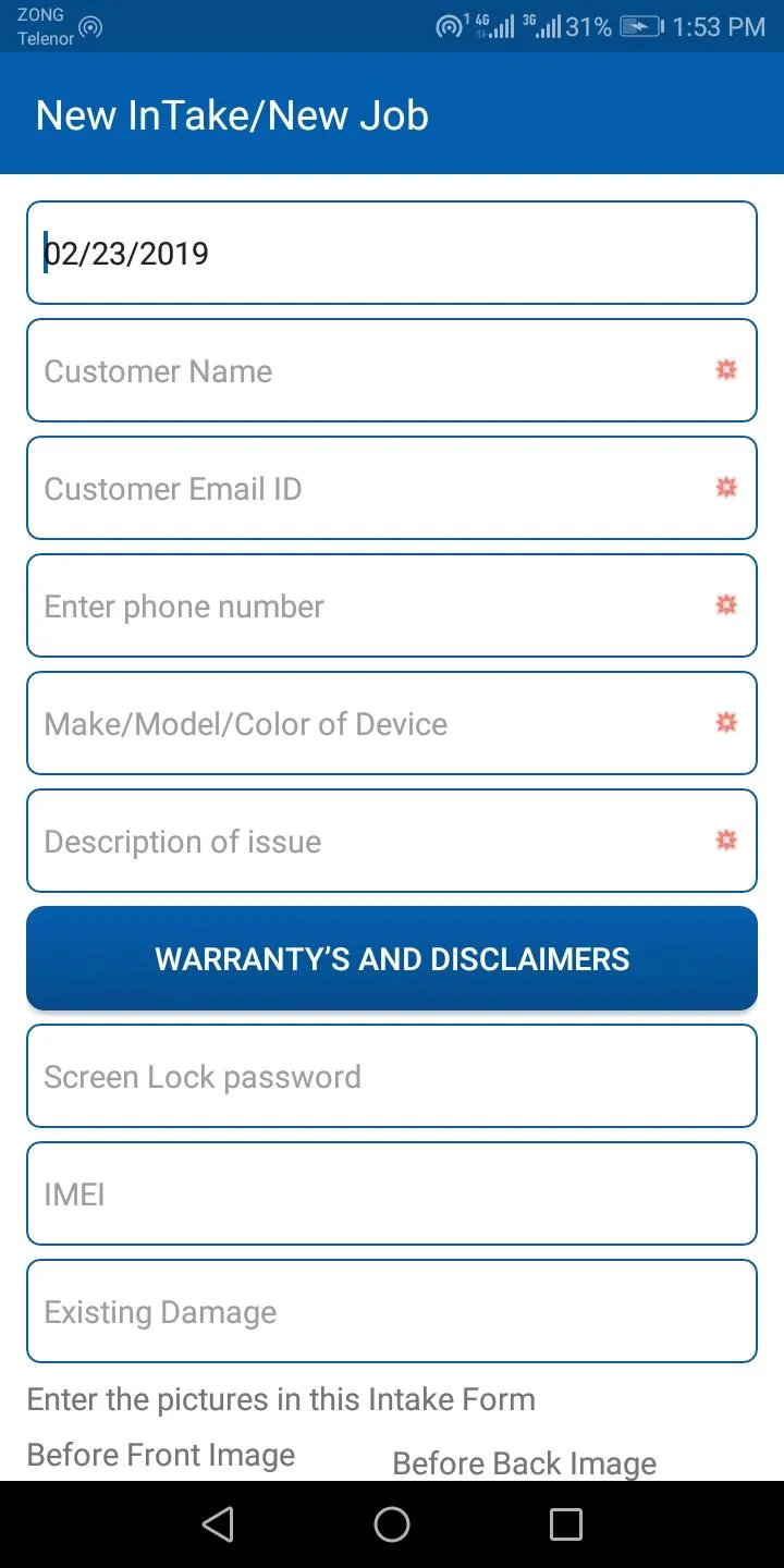 InTake Pro by Cellbotics | Indus Appstore | Screenshot