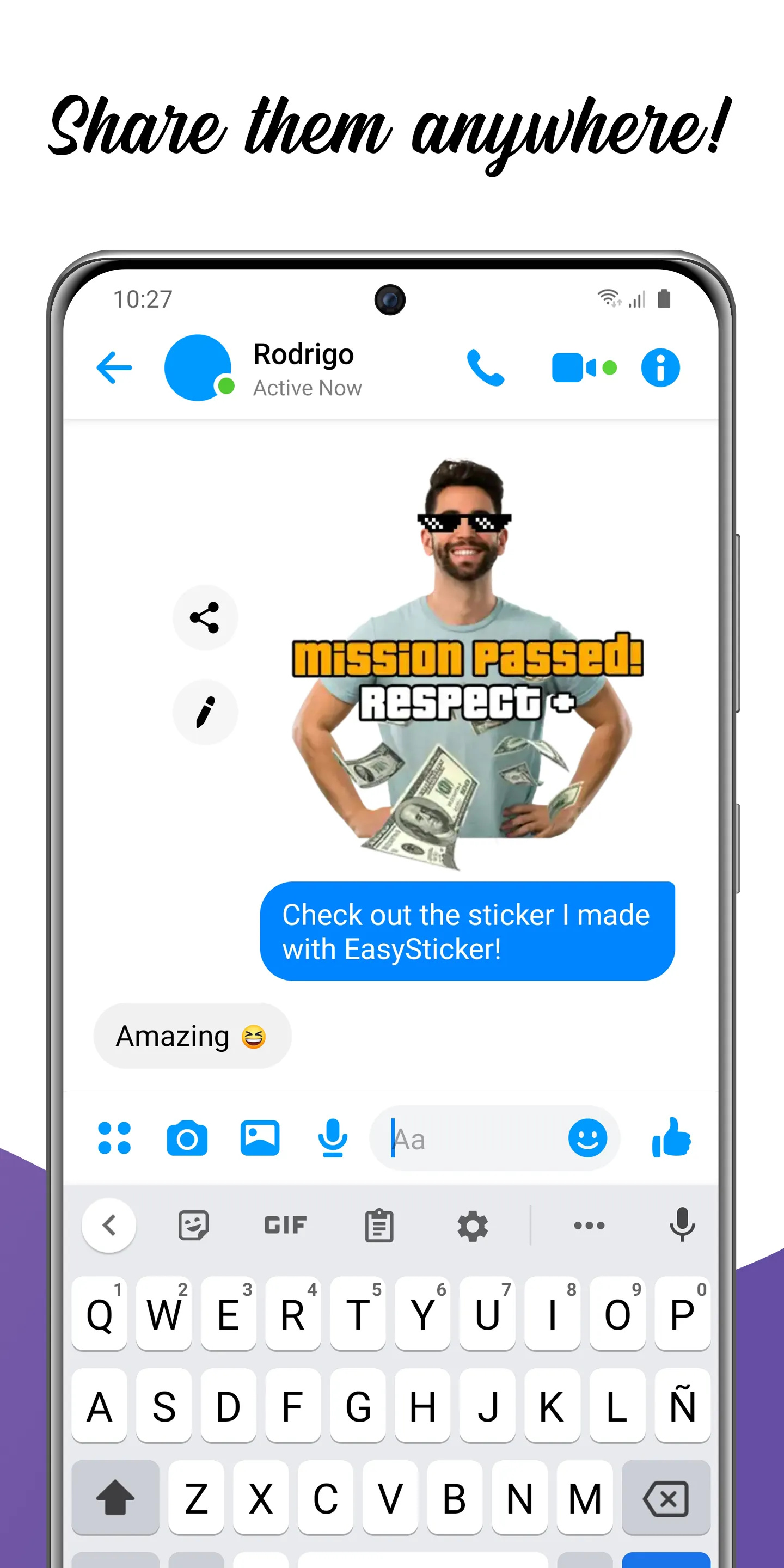 Sticker maker for WhatsApp | Indus Appstore | Screenshot