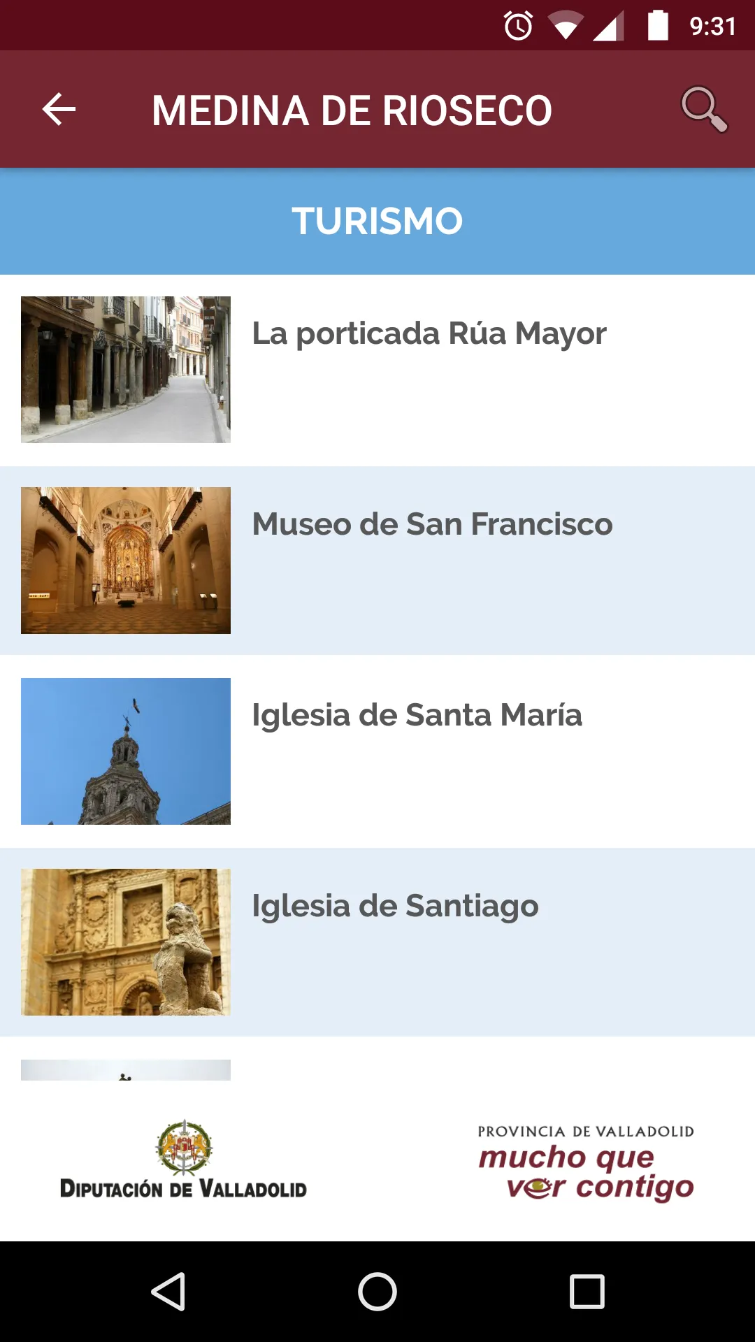 Provincia de Valladolid en Sem | Indus Appstore | Screenshot