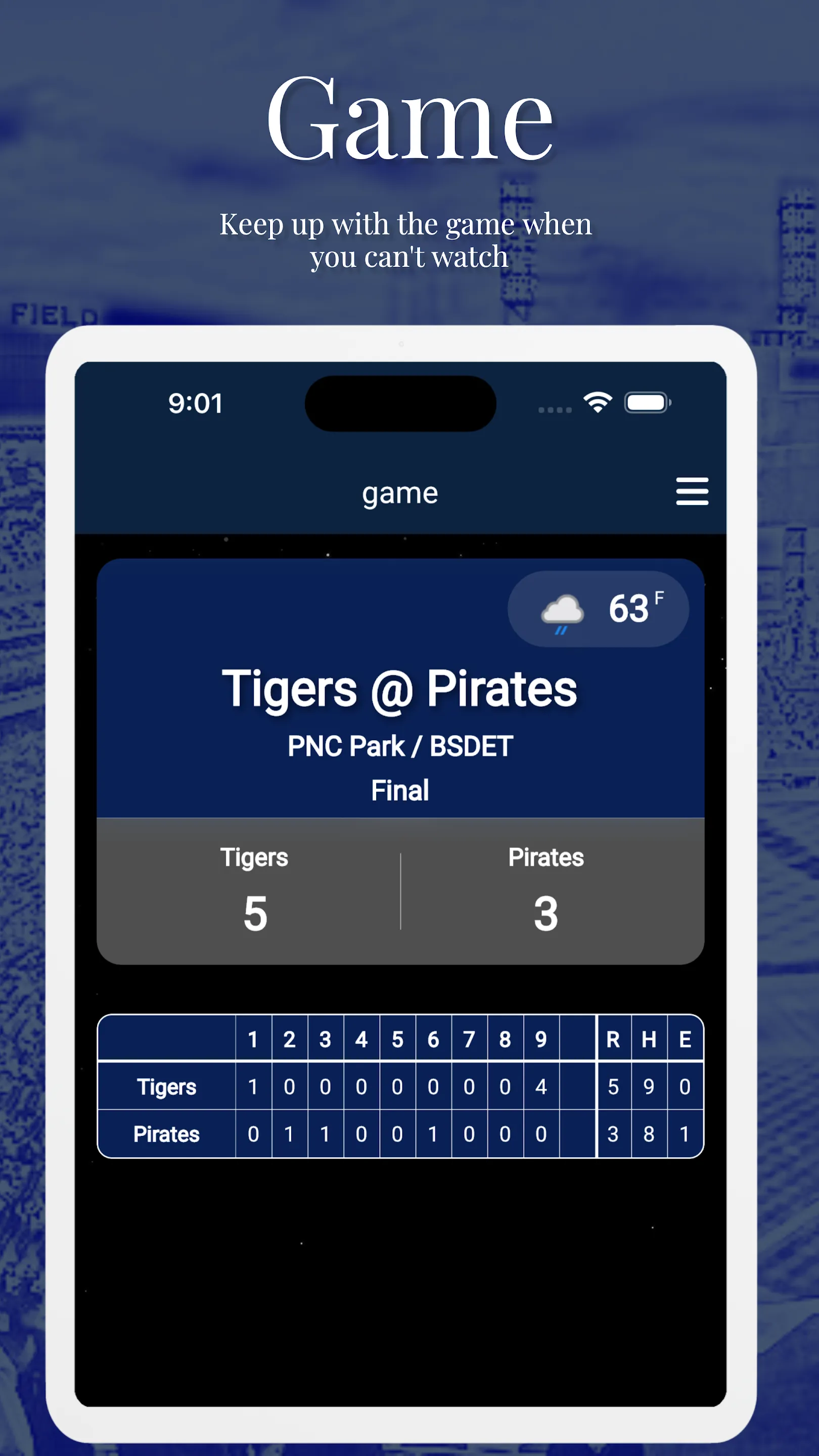 Detroit Baseball Tiger Edition | Indus Appstore | Screenshot