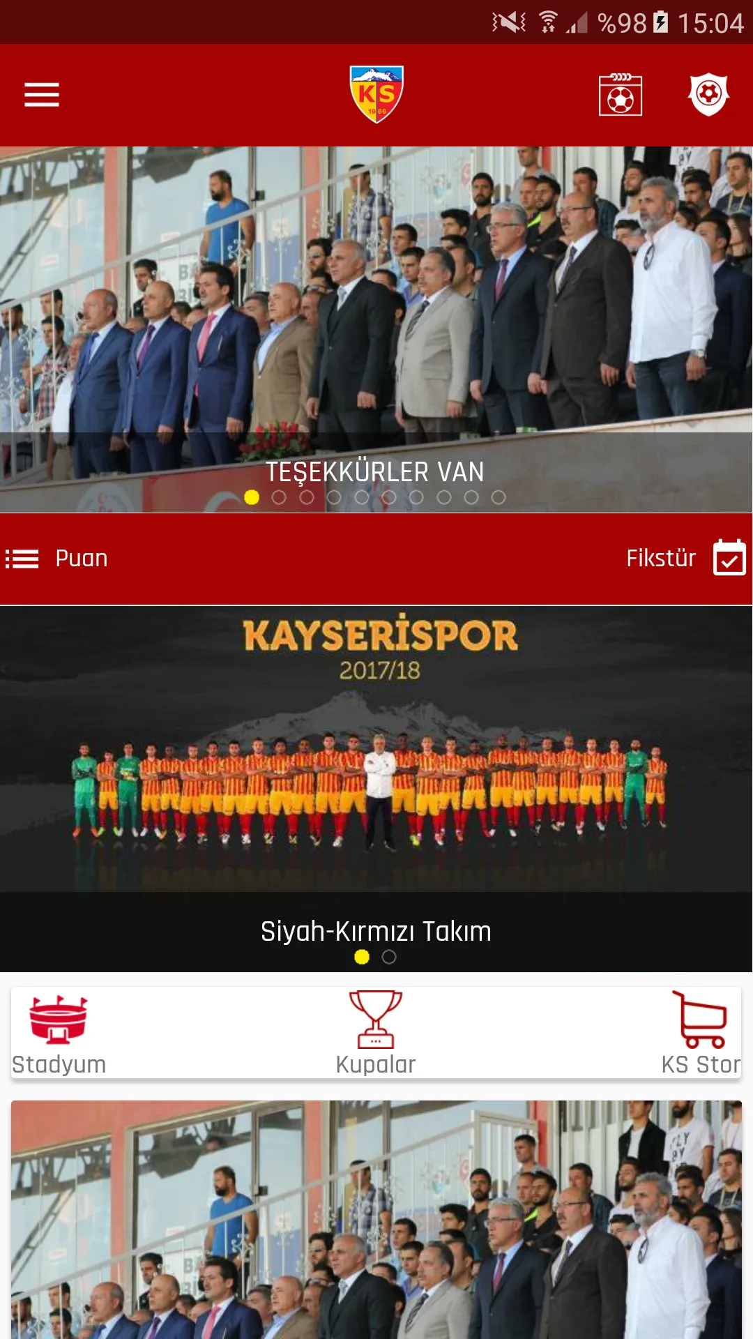 Kayserispor | Indus Appstore | Screenshot