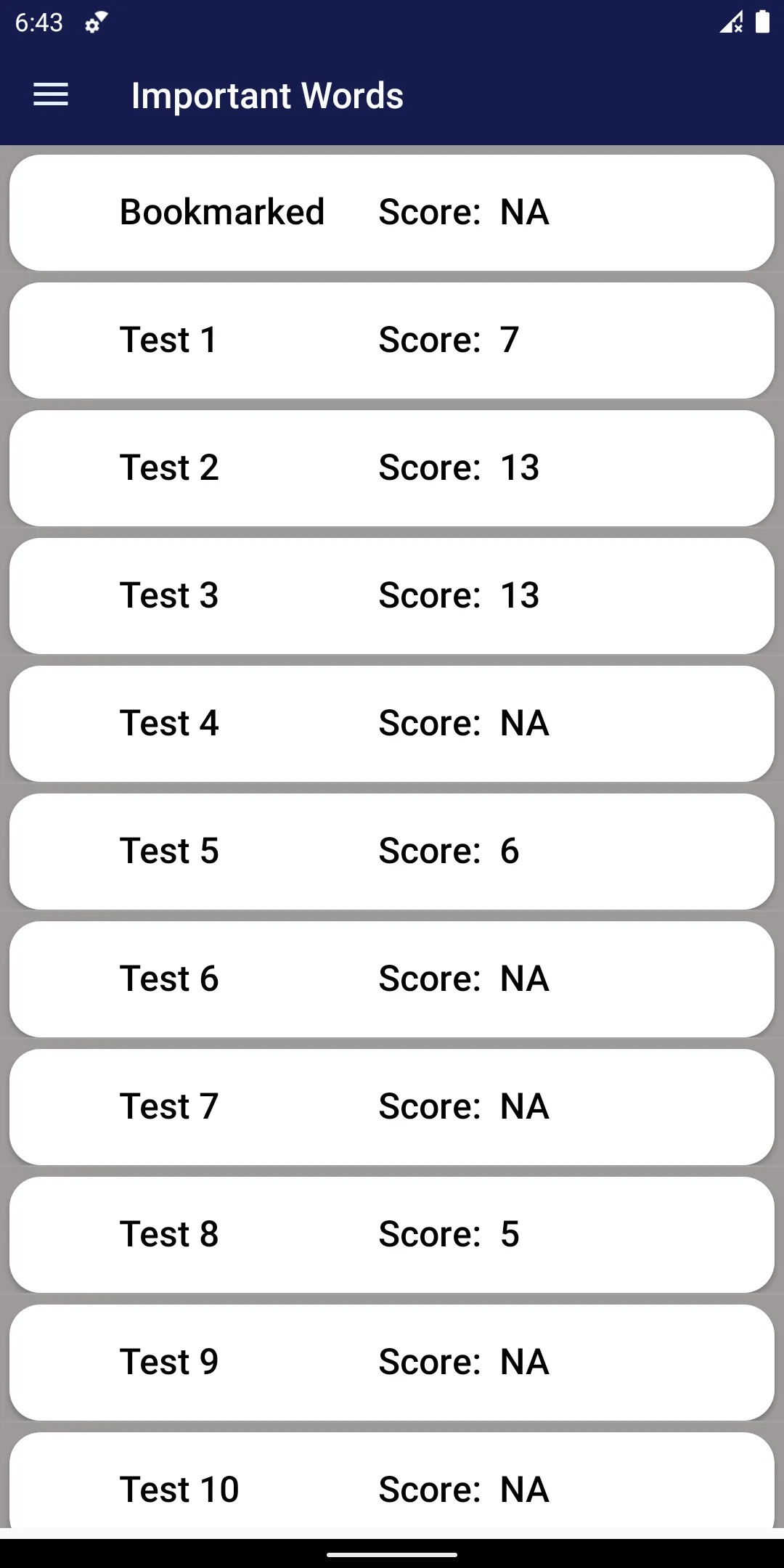 Vocabulary Builder for GRE® | Indus Appstore | Screenshot