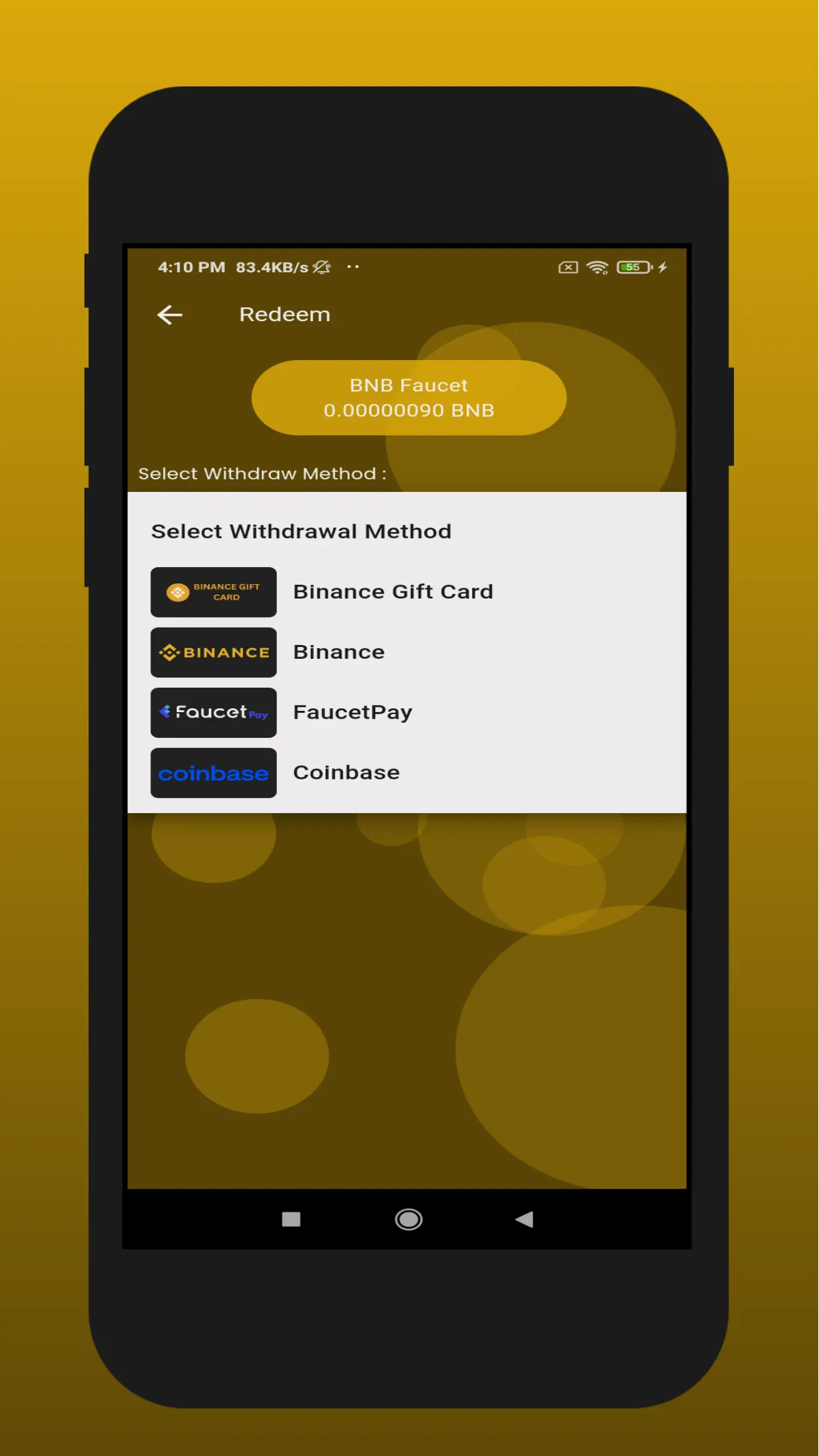 Bnb Faucetbase | Indus Appstore | Screenshot