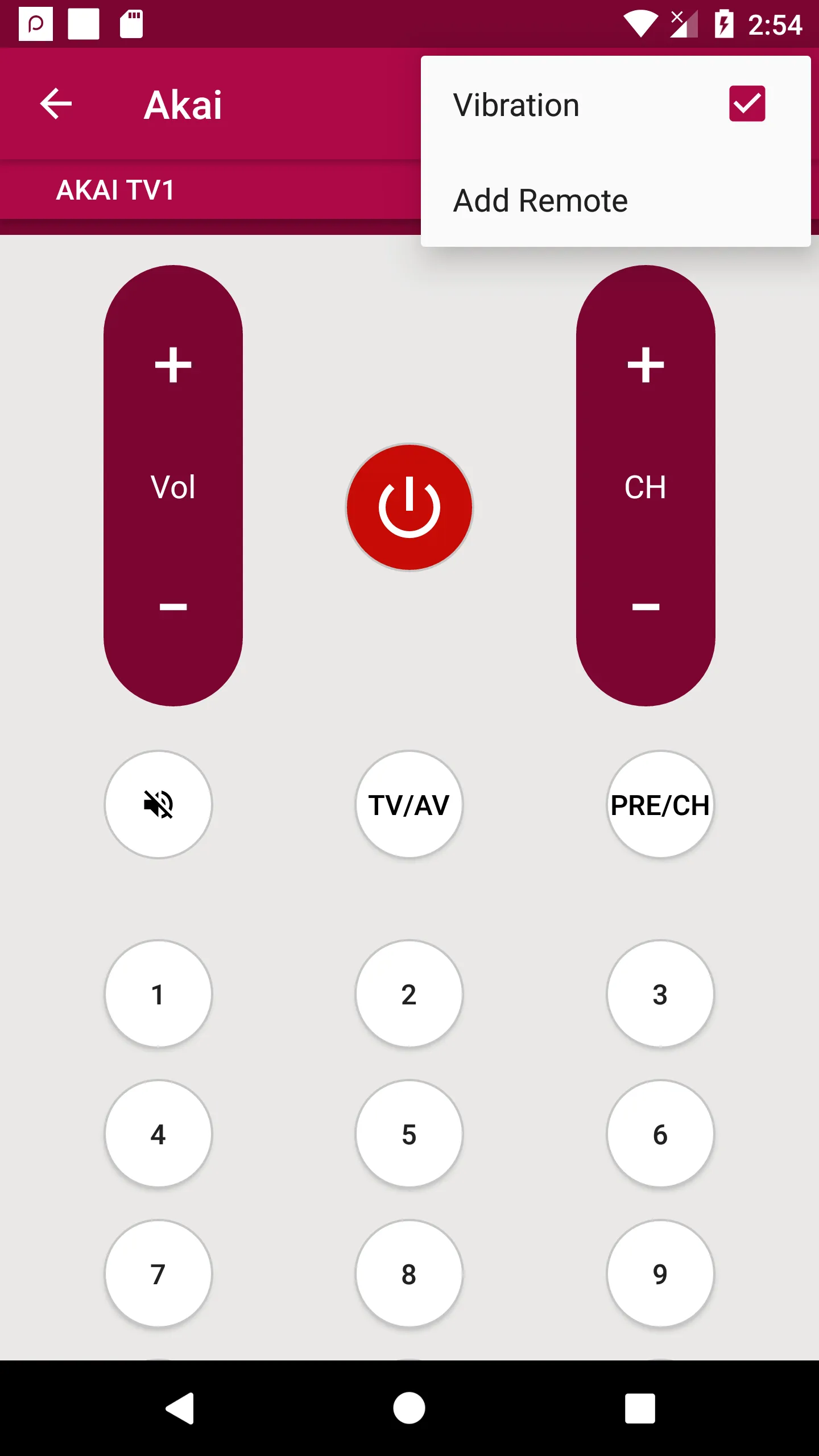 Universal Remote For Akai | Indus Appstore | Screenshot