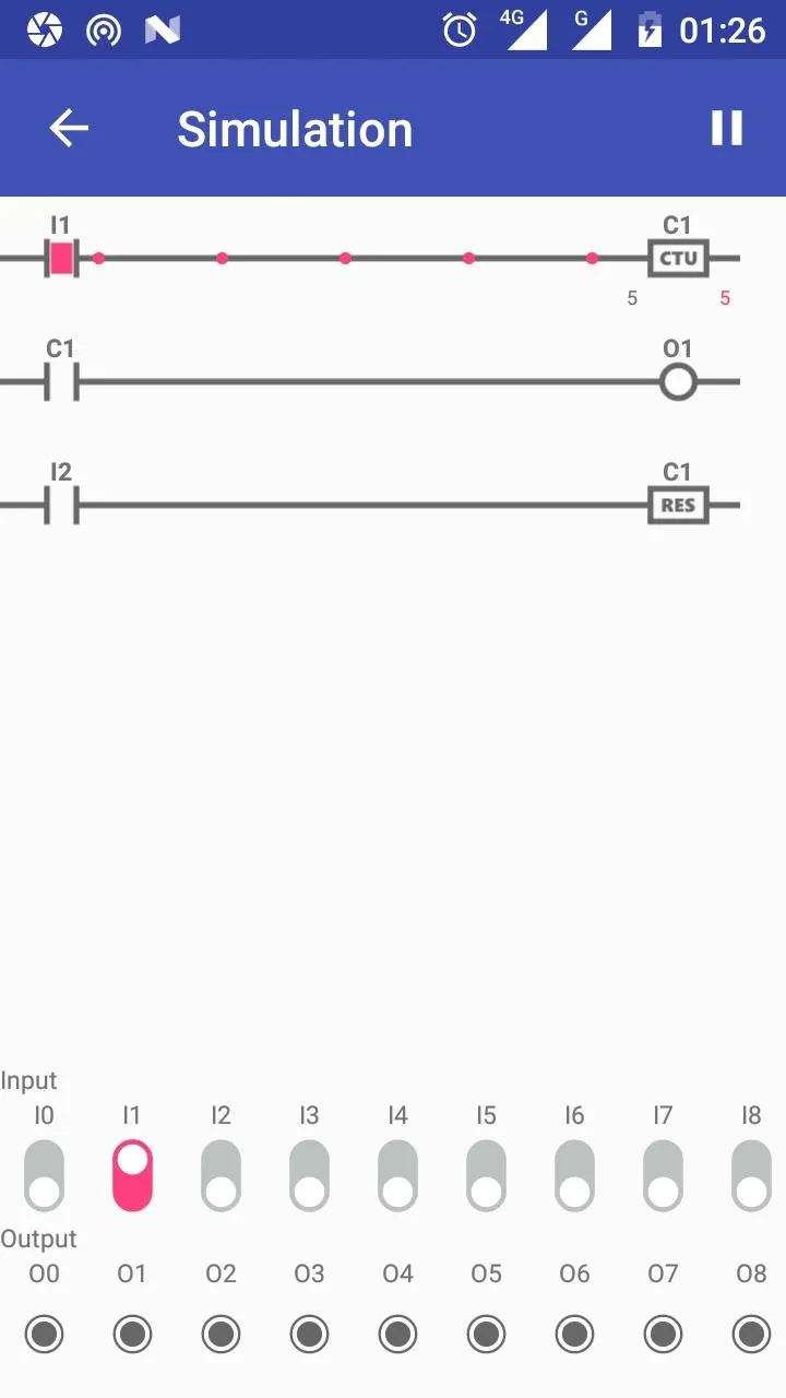 PLC Ladder Logic Simulator | Indus Appstore | Screenshot