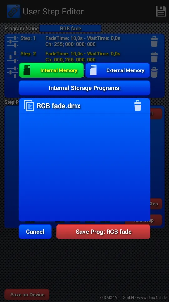 DMX4ALL Remote | Indus Appstore | Screenshot