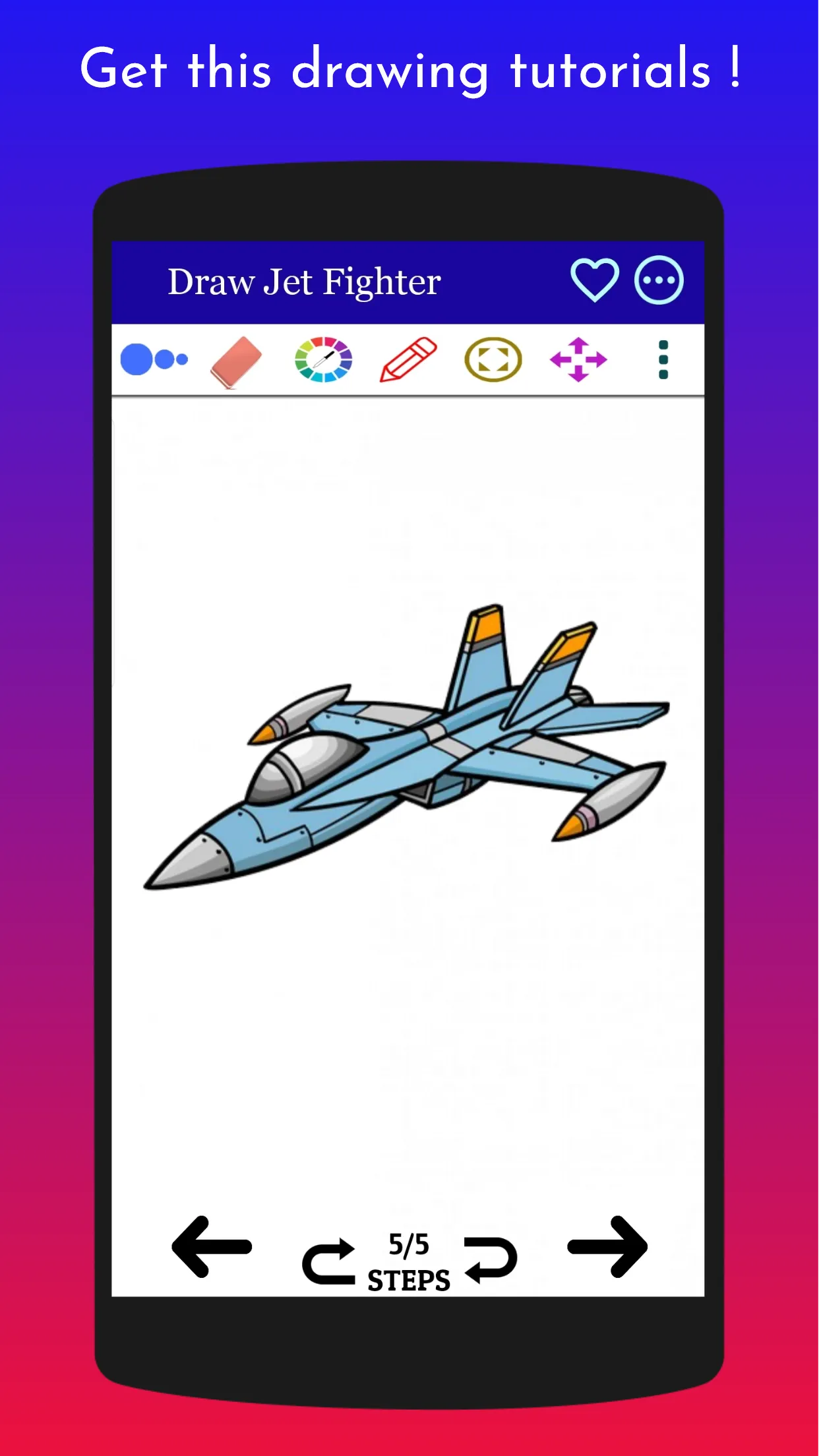 How to Draw Fighter Aircraft | Indus Appstore | Screenshot