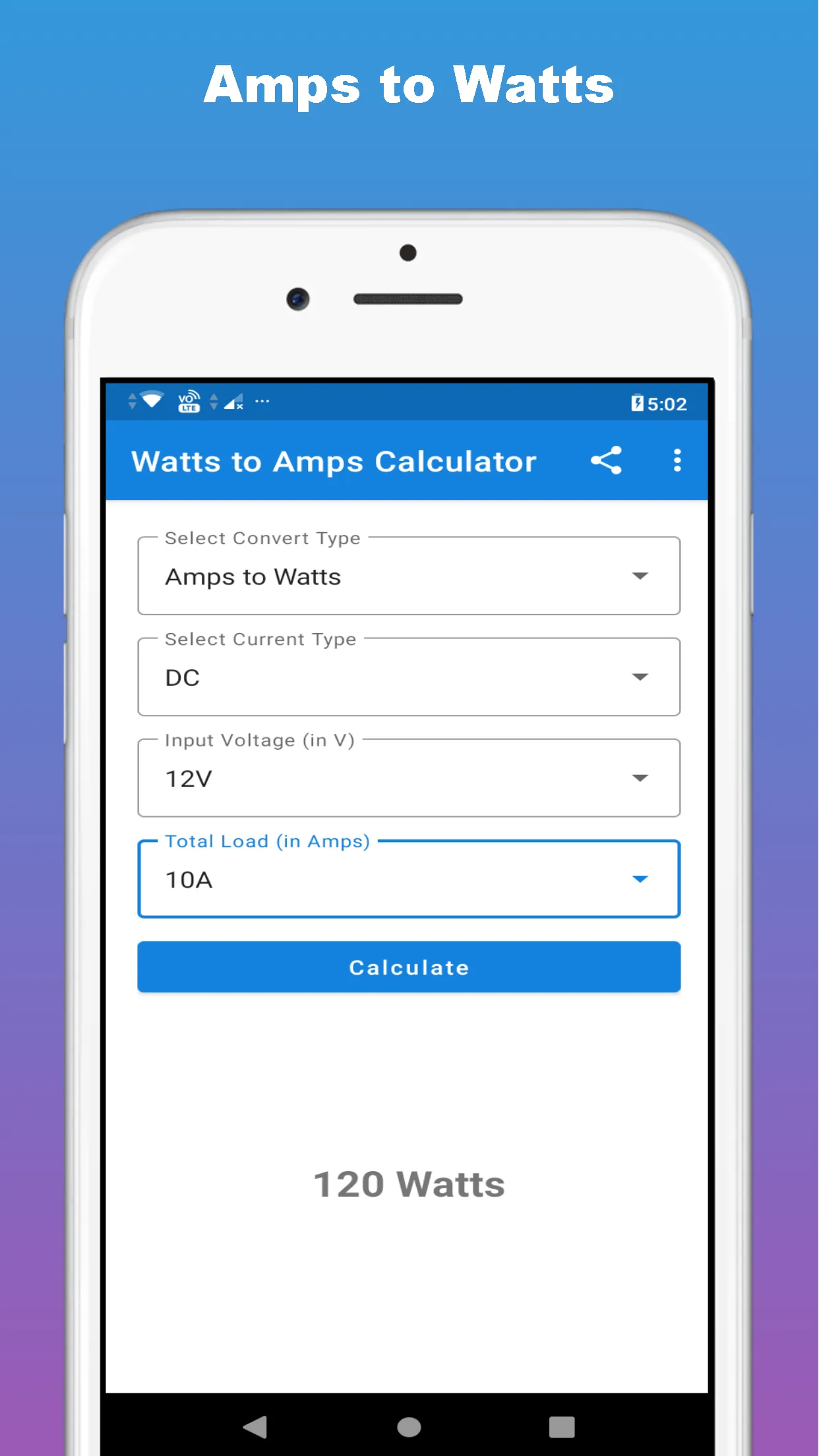 Inverter Battery Calculator | Indus Appstore | Screenshot