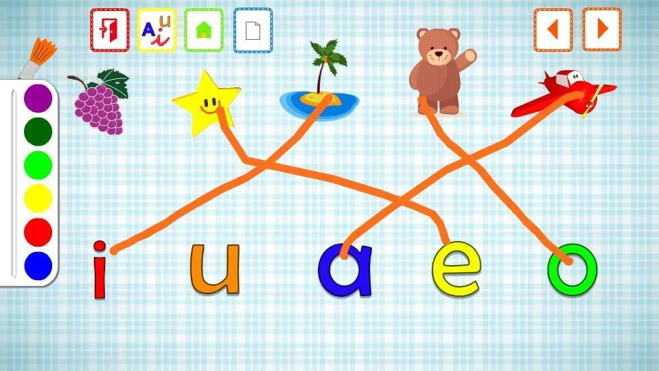 VOWELS FOR KIDS IN SPANISH | Indus Appstore | Screenshot