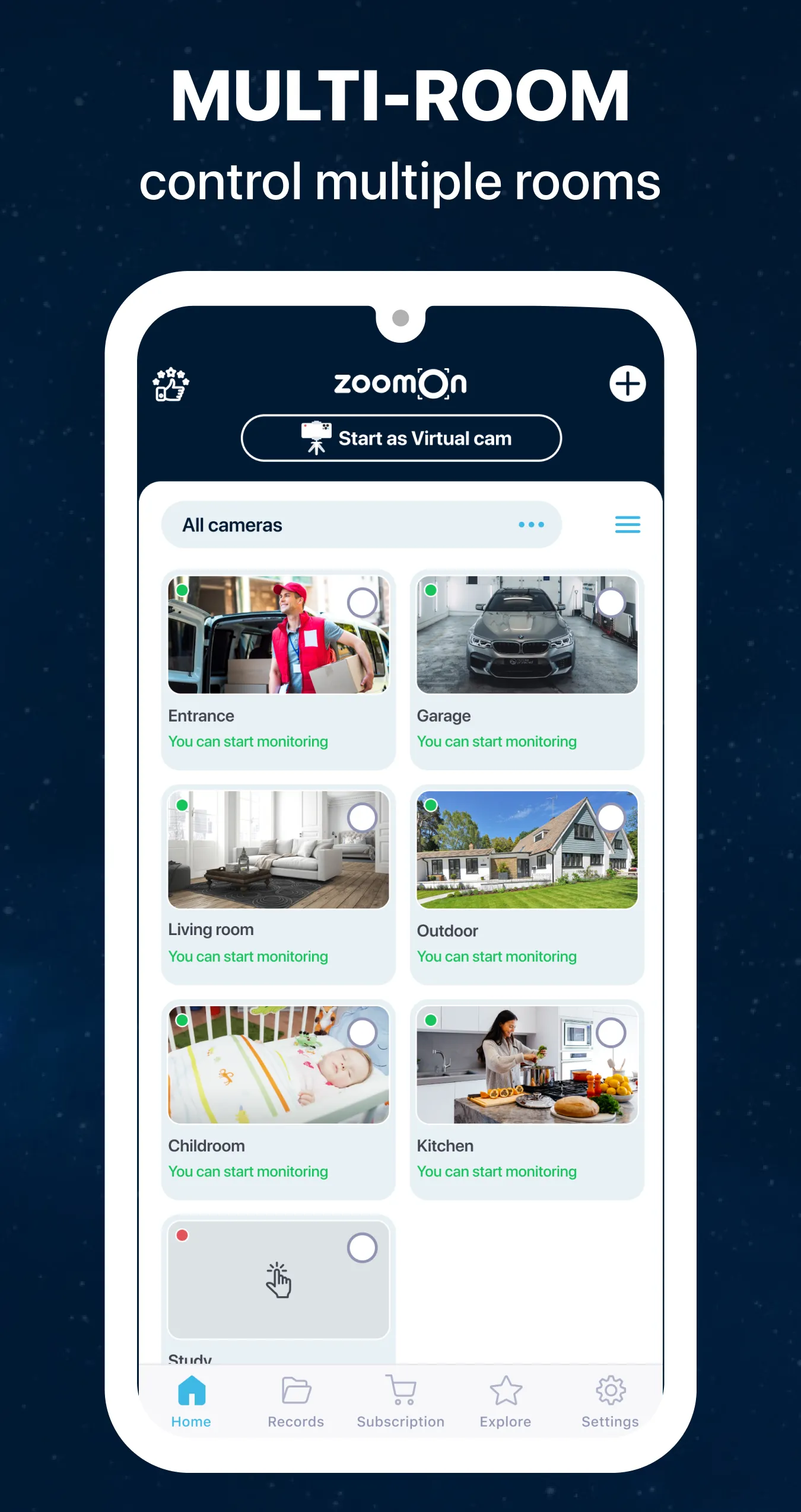 ZoomOn Home Security Camera | Indus Appstore | Screenshot