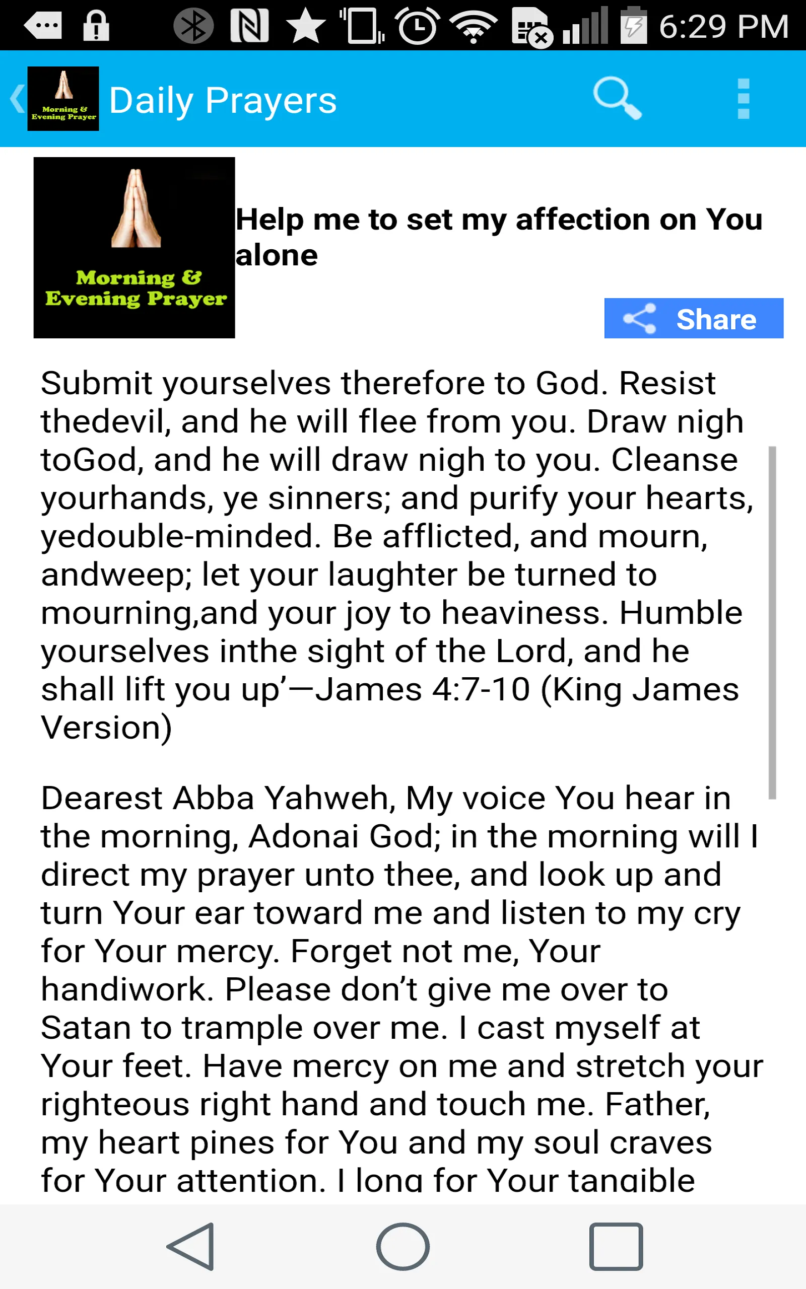 Daily Prayer Meditation | Indus Appstore | Screenshot