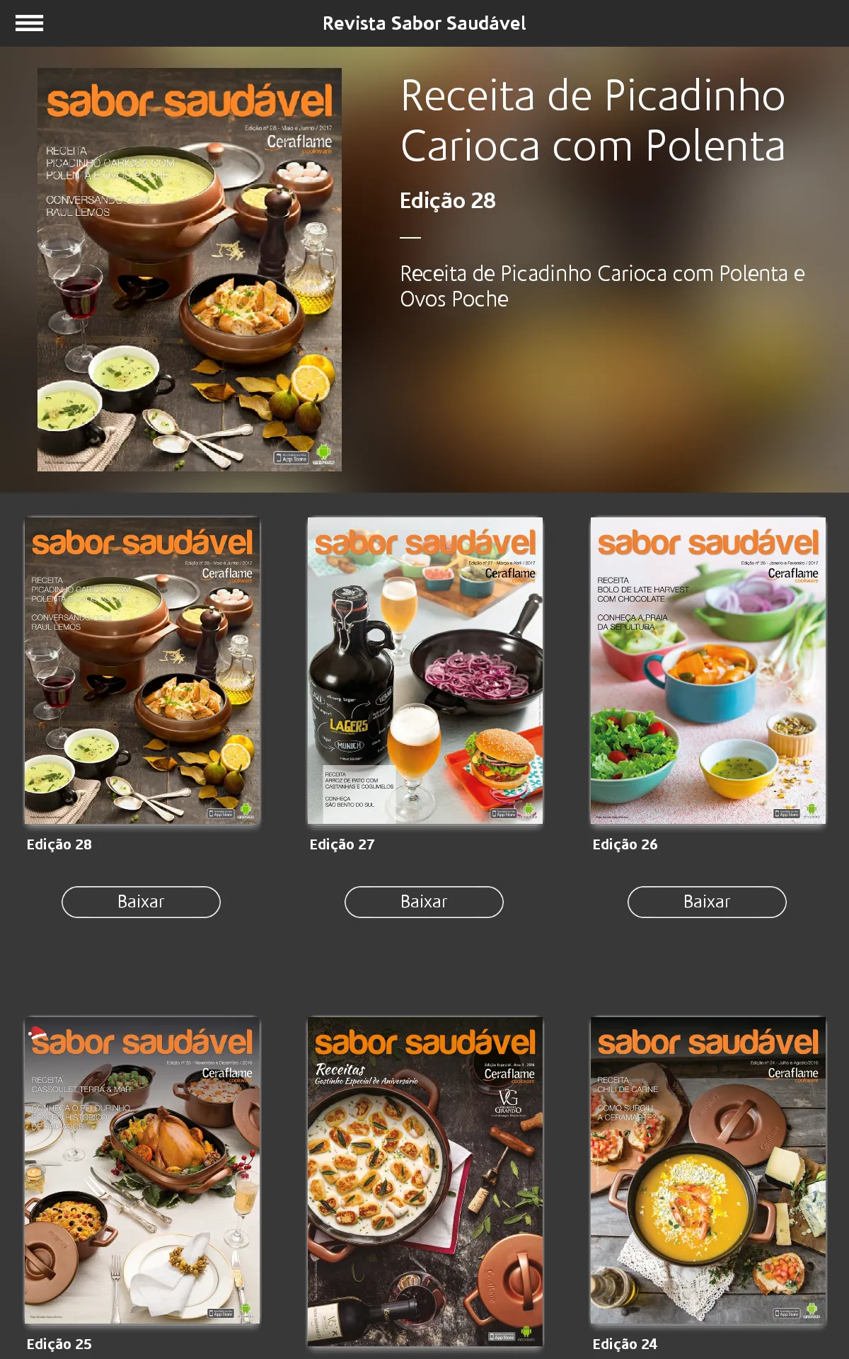 Revista Sabor Saudável | Indus Appstore | Screenshot