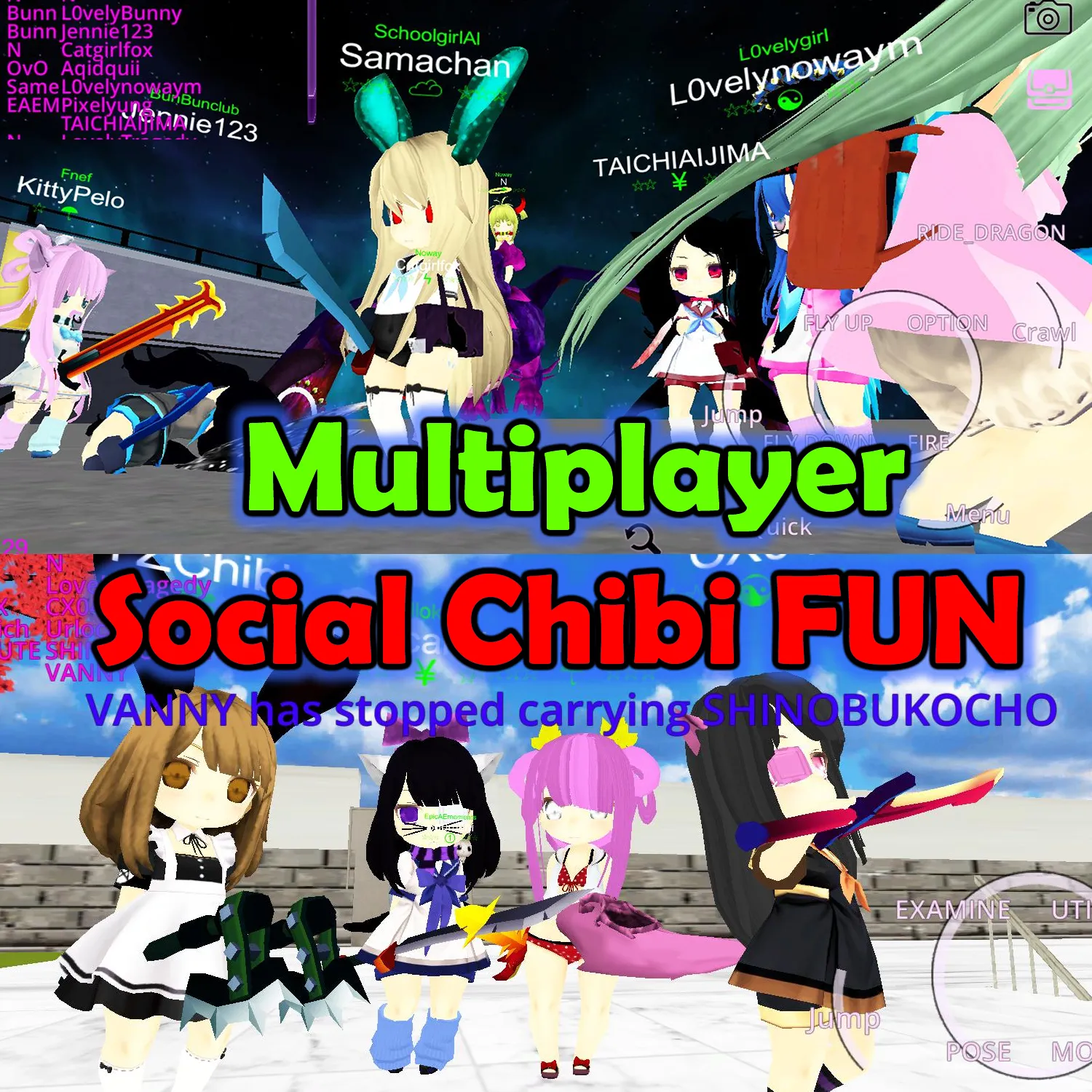 Chibi 3D Online RPG Sandbox | Indus Appstore | Screenshot