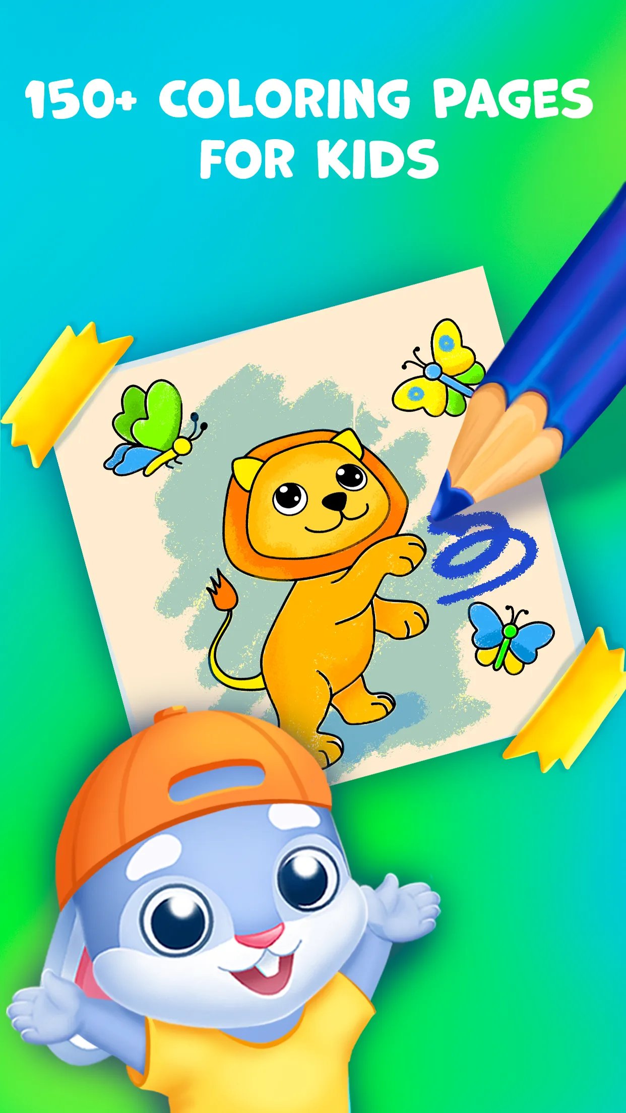 Baby coloring book for kids 2+ | Indus Appstore | Screenshot