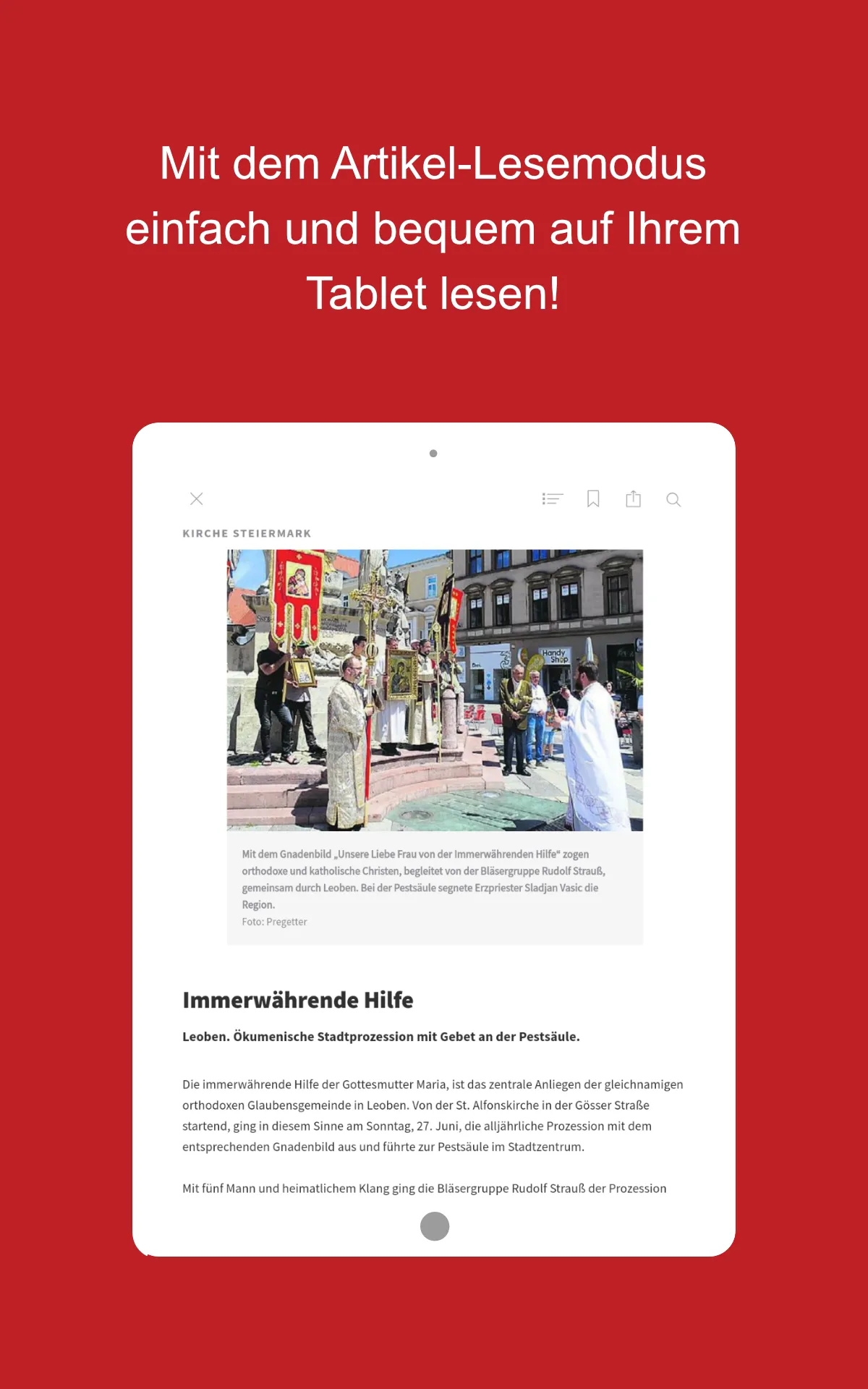 Meine Kirchenzeitung | Indus Appstore | Screenshot