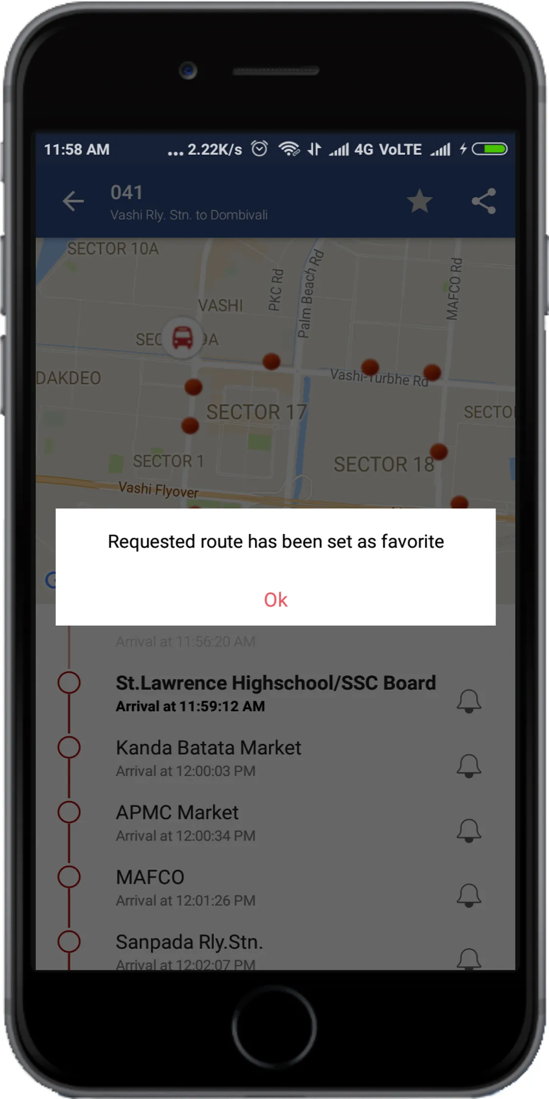 NMMT BusTracker | Indus Appstore | Screenshot