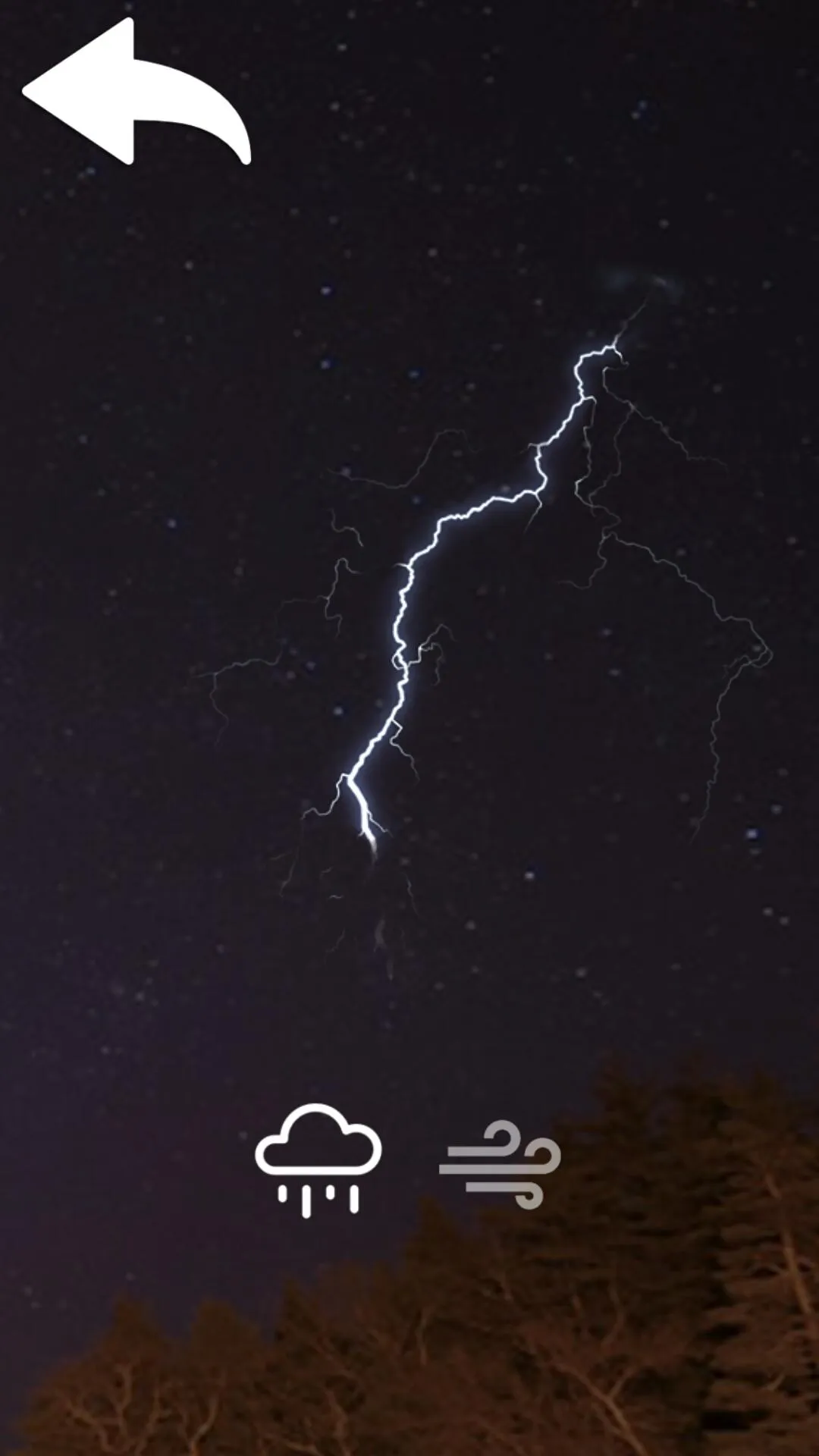 Lightning and rain simulator | Indus Appstore | Screenshot