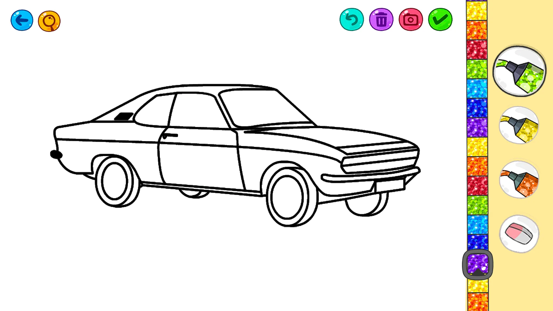 Cars Coloring Book for Kids | Indus Appstore | Screenshot