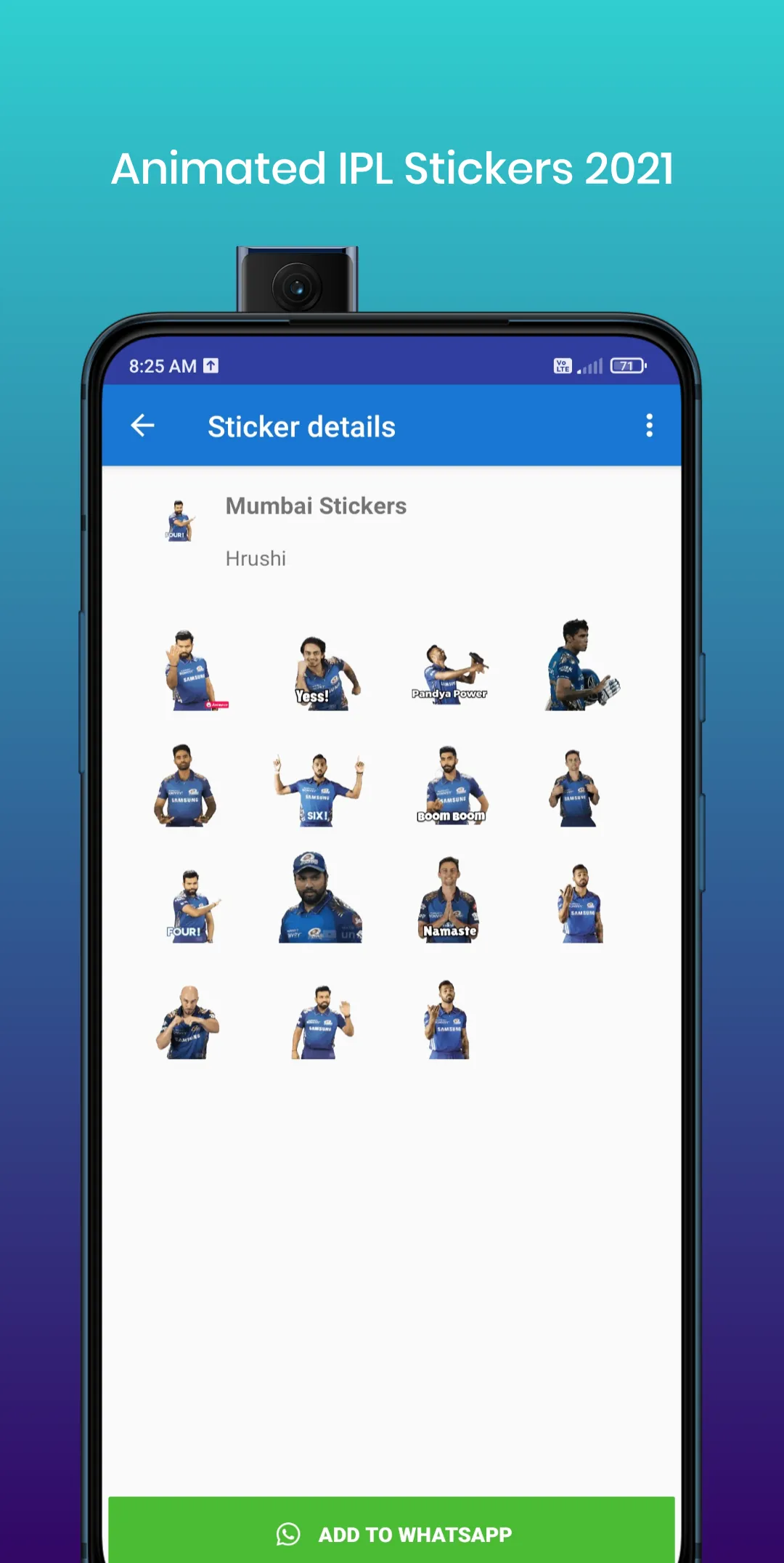 IPL Stickers | Indus Appstore | Screenshot