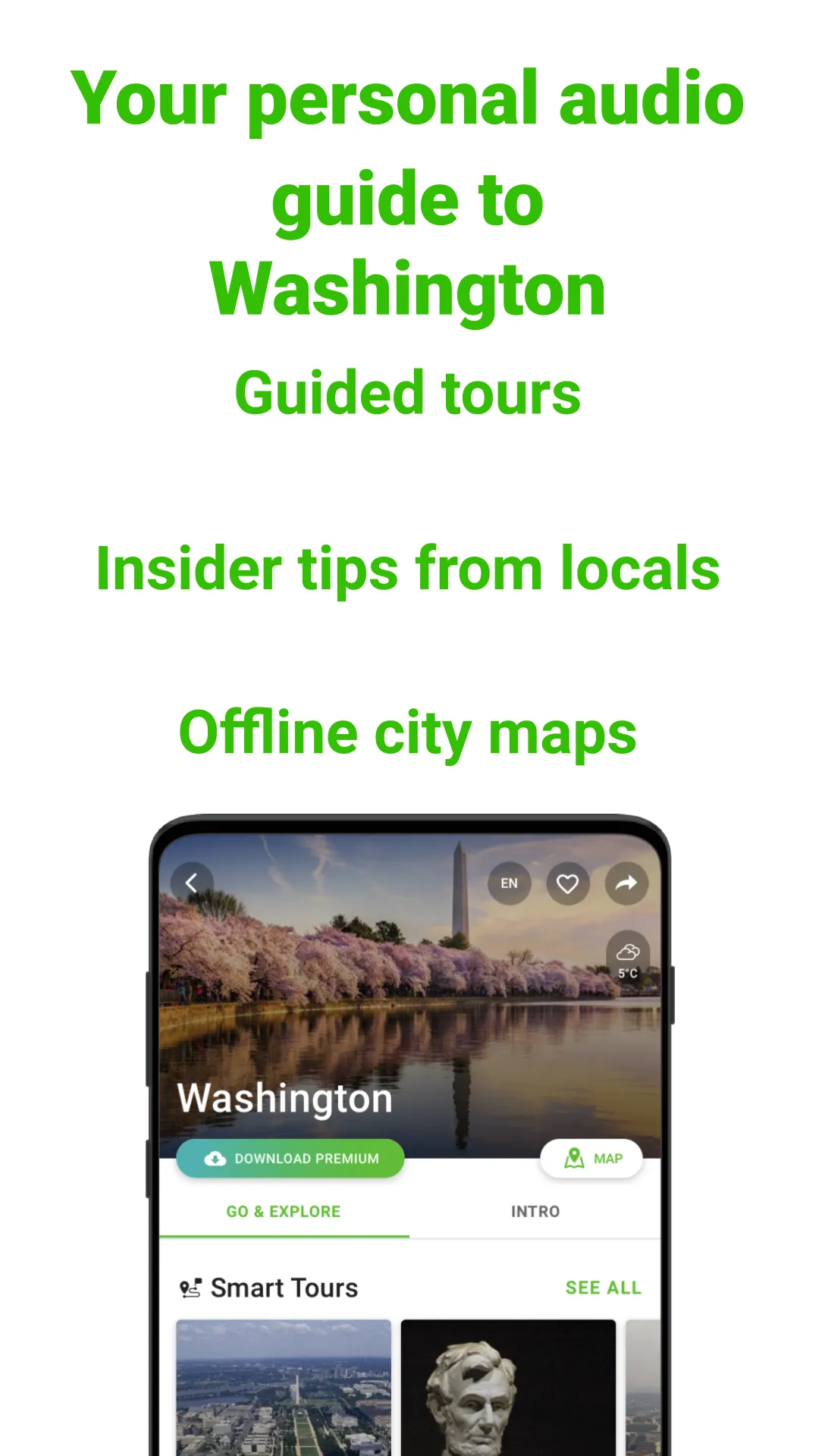 Washington SmartGuide | Indus Appstore | Screenshot