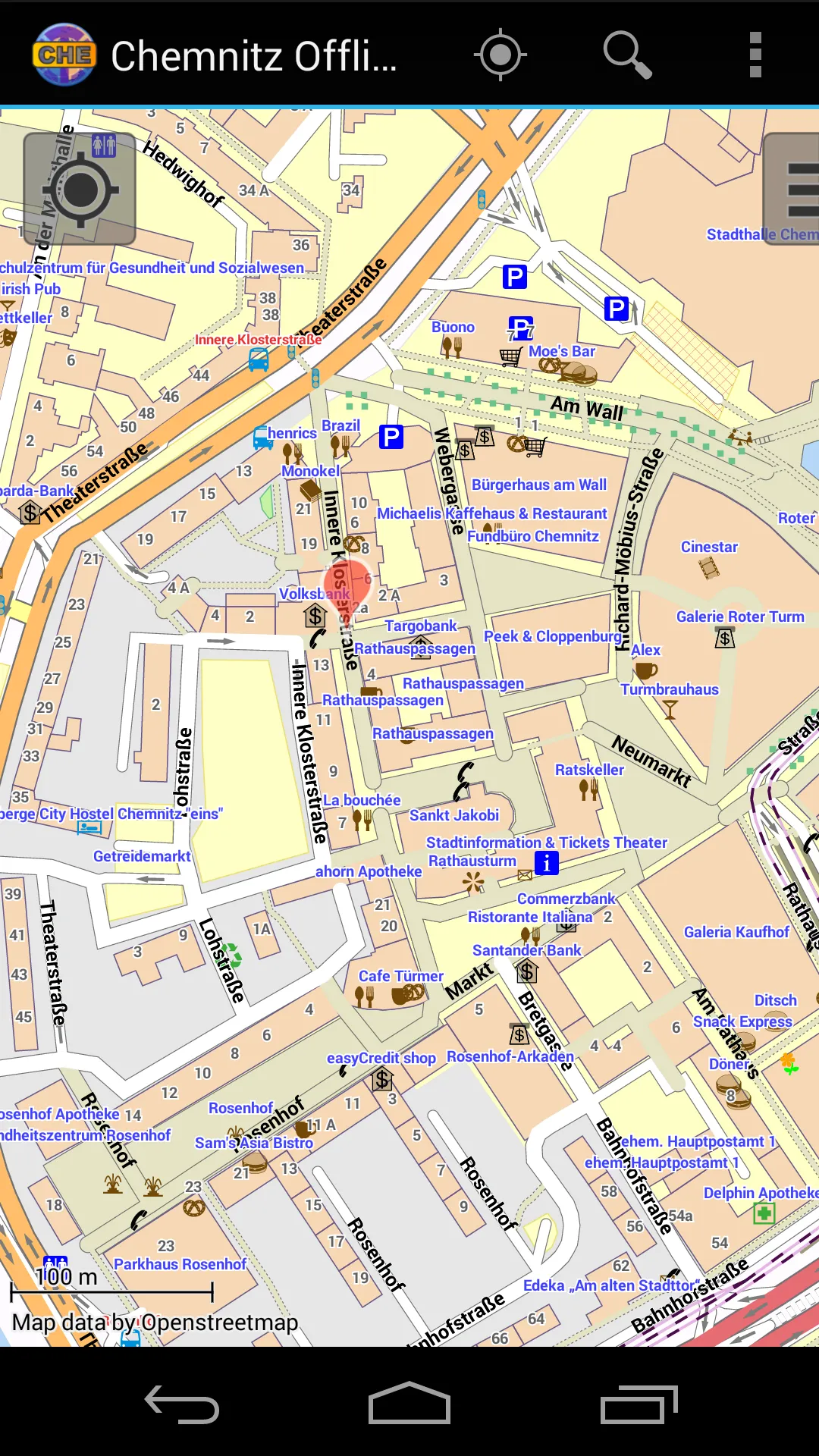 Chemnitz Offline City Map Lite | Indus Appstore | Screenshot