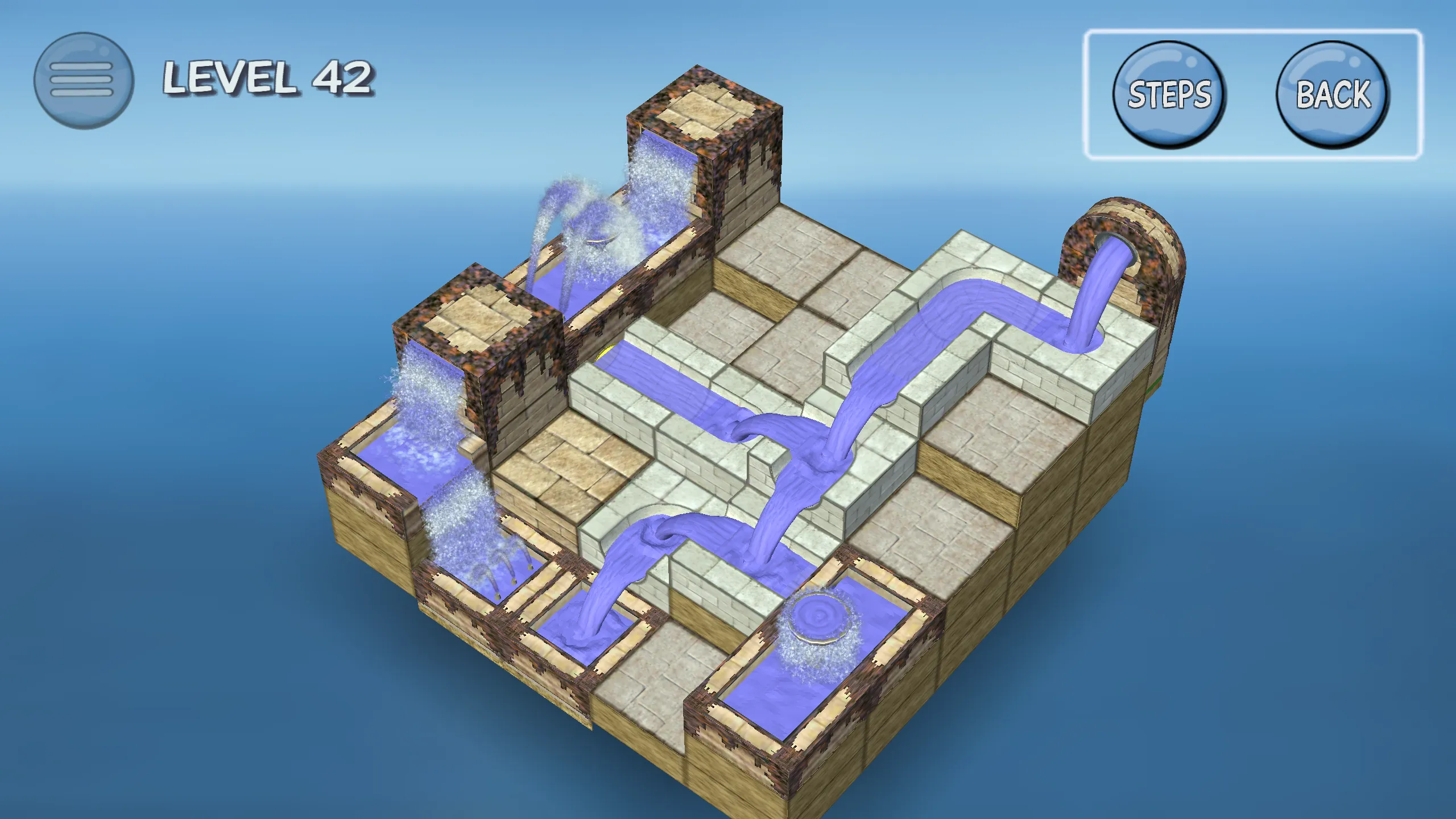 Flow Water Fountain 3D Puzzle | Indus Appstore | Screenshot