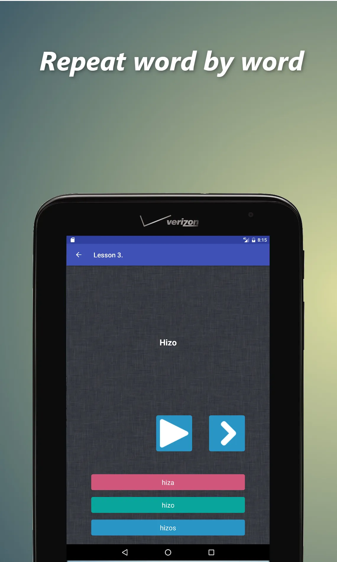 Audio spanish lessons | Indus Appstore | Screenshot