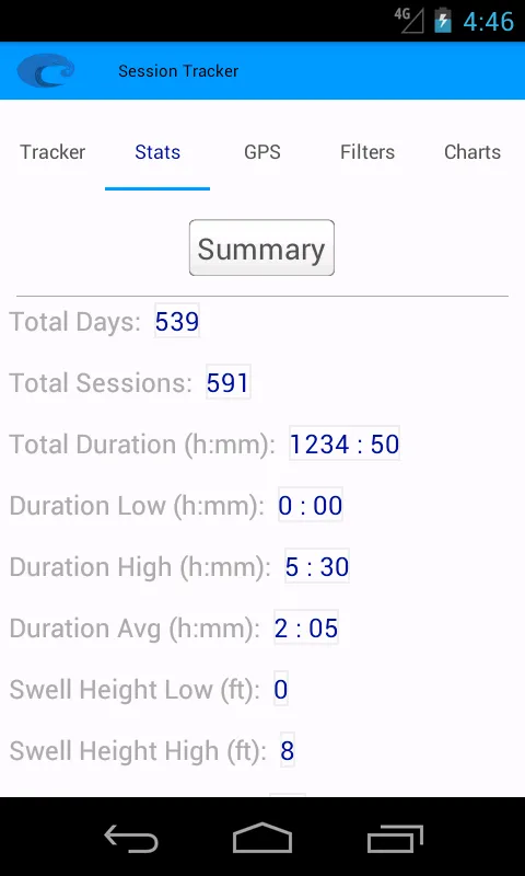 Session Tracker | Indus Appstore | Screenshot