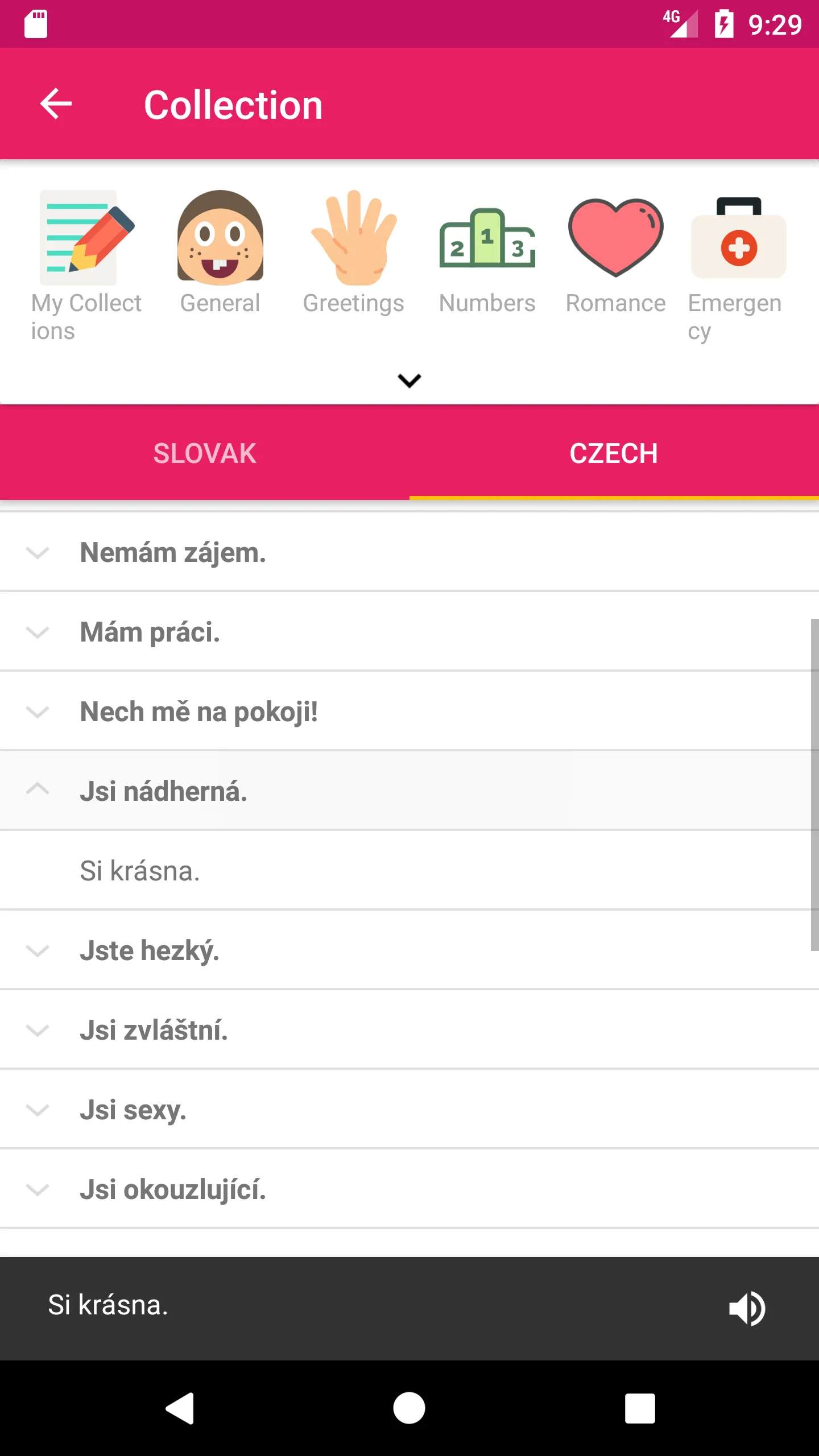 Slovak Czech Dictionary | Indus Appstore | Screenshot