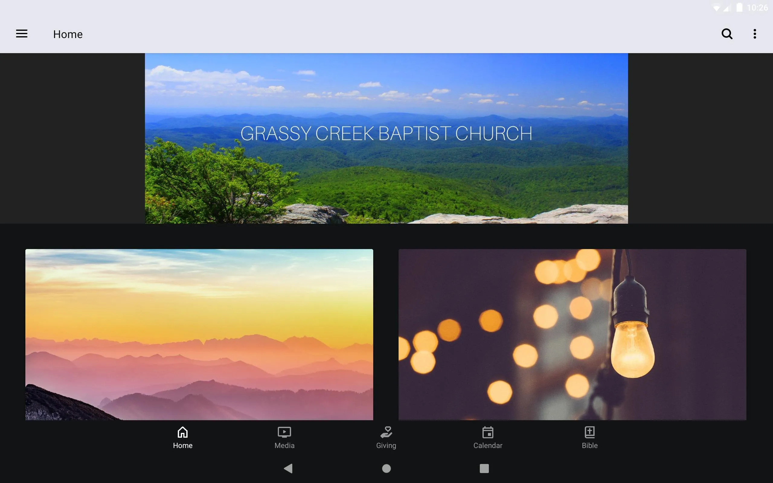 Grassy Creek Baptist Church | Indus Appstore | Screenshot