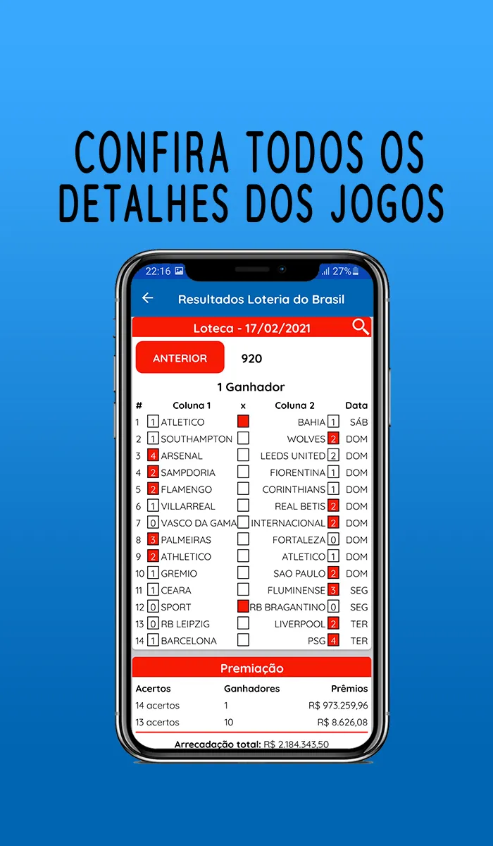 Resultados Loteria do Brasil | Indus Appstore | Screenshot