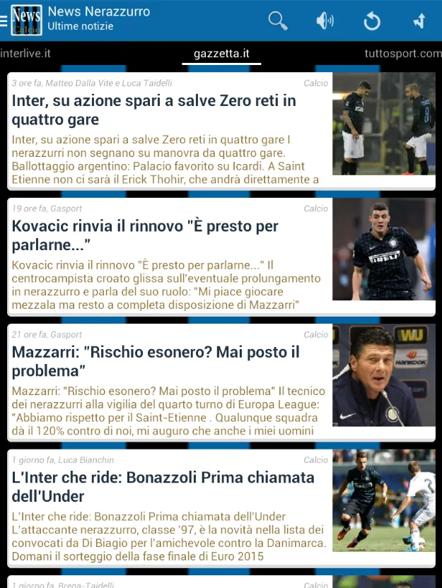 News Nerazzurro - Calcio | Indus Appstore | Screenshot