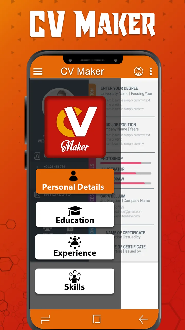 CV Maker and Job cover letter | Indus Appstore | Screenshot