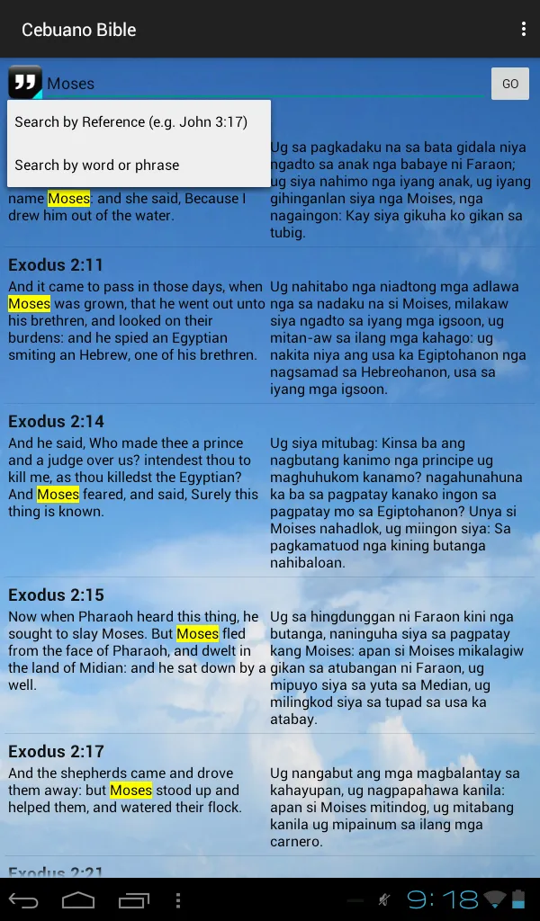 Cebuano King James Bible | Indus Appstore | Screenshot