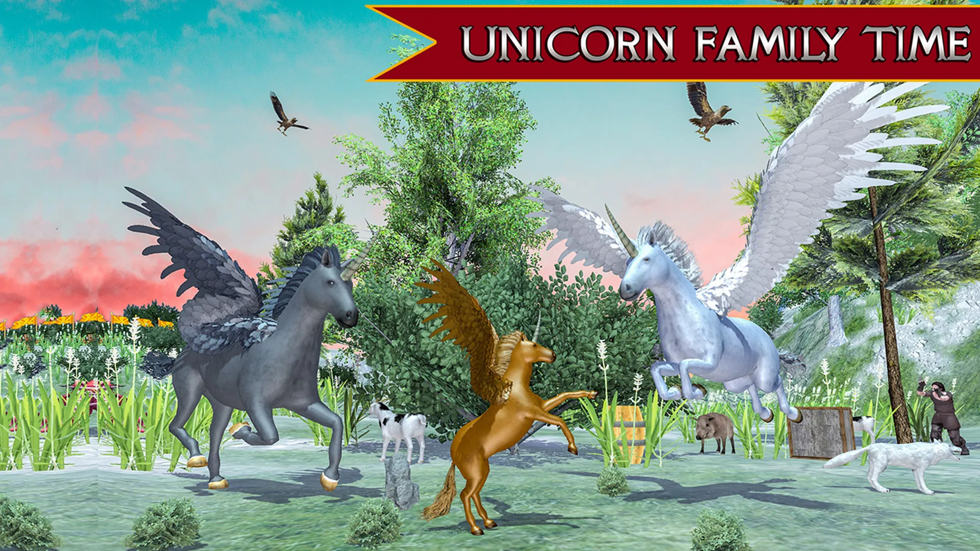 Flying Unicorn Horse Game | Indus Appstore | Screenshot