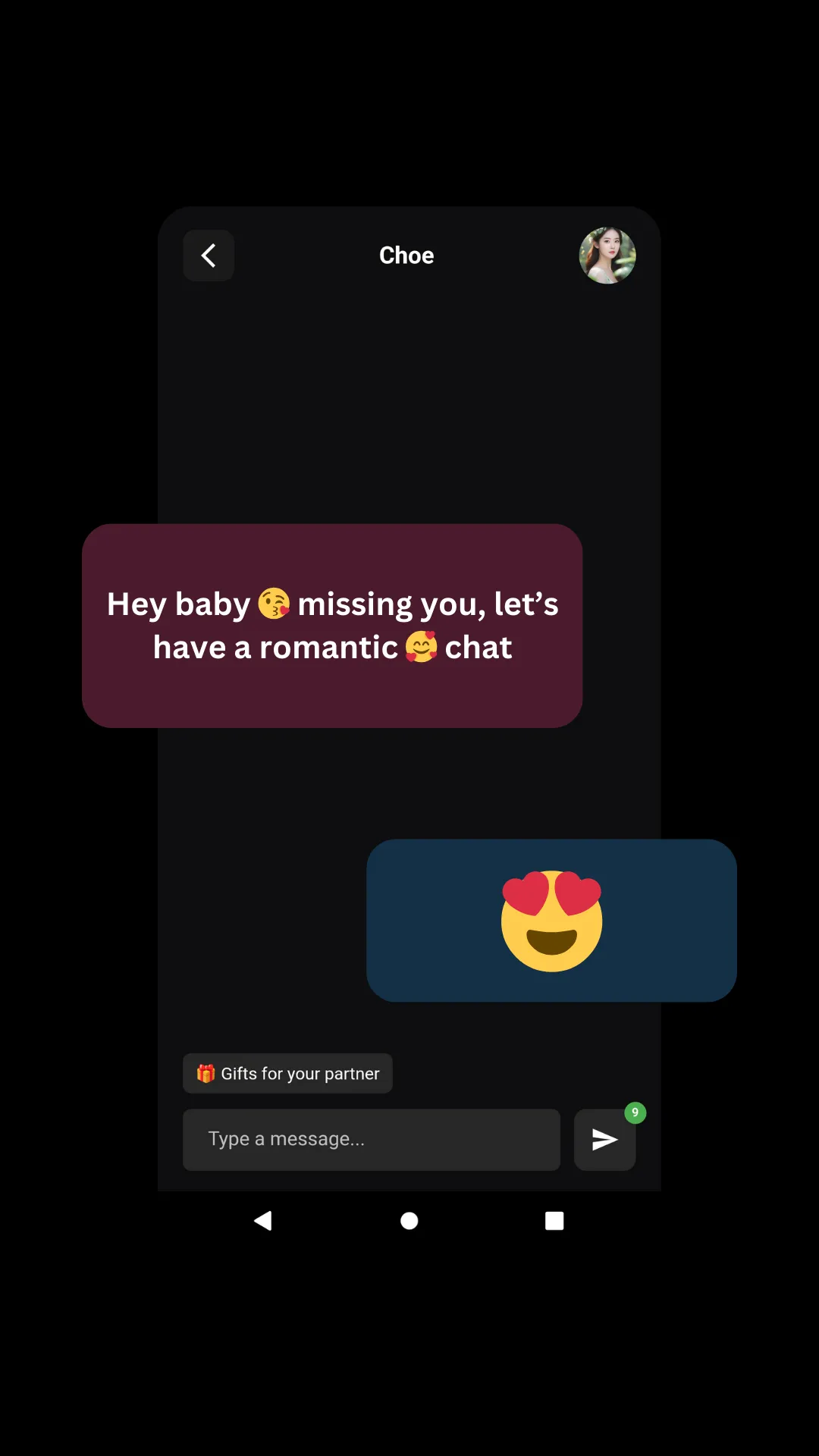 Kim: Korean AI Girlfriend | Indus Appstore | Screenshot