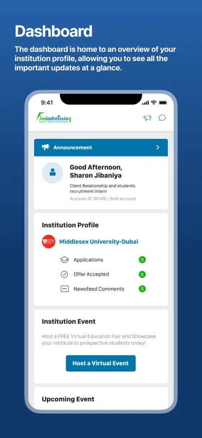 Findadmission Institute | Indus Appstore | Screenshot