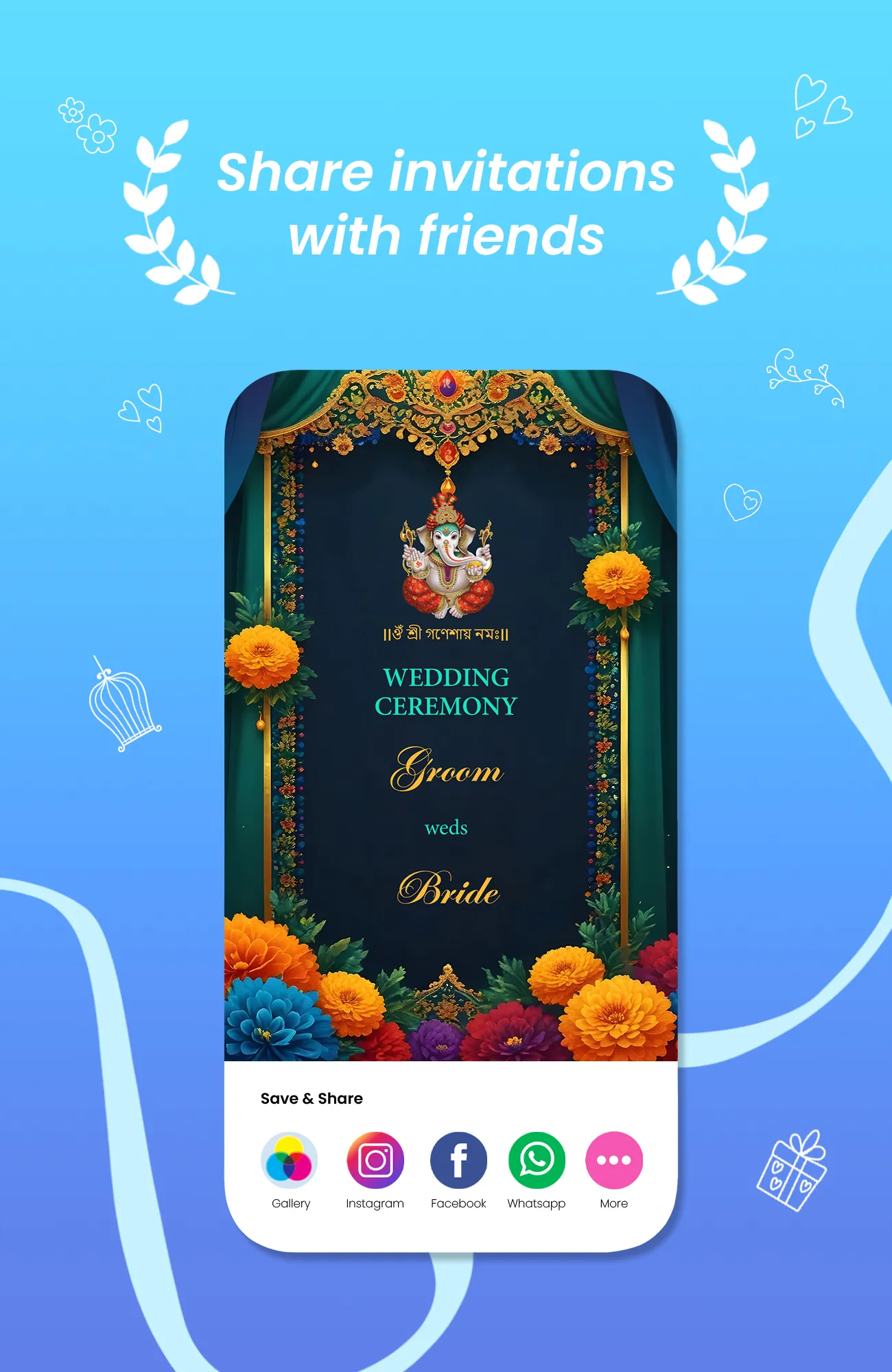 A2Z Invites - Invitation Maker | Indus Appstore | Screenshot