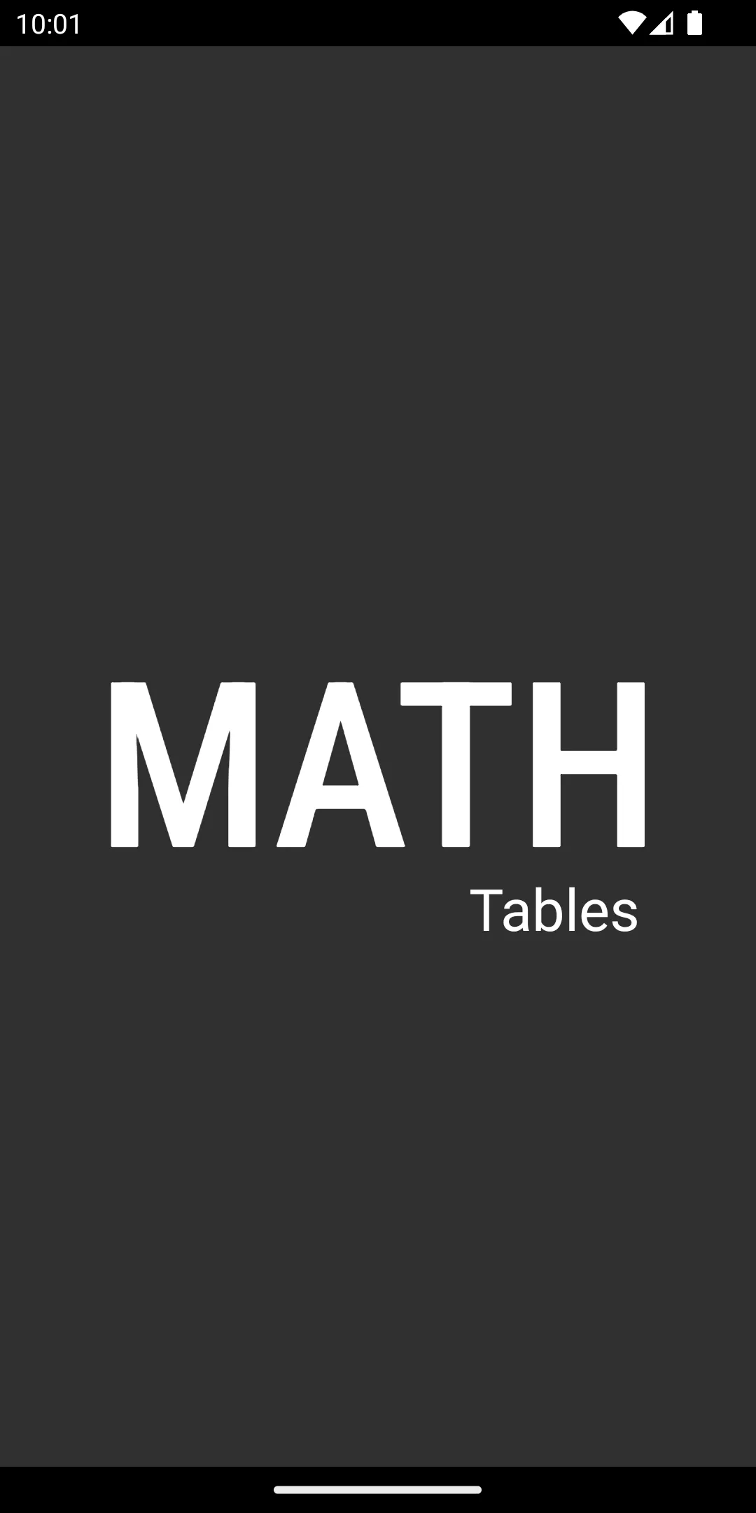 MathTables | Indus Appstore | Screenshot