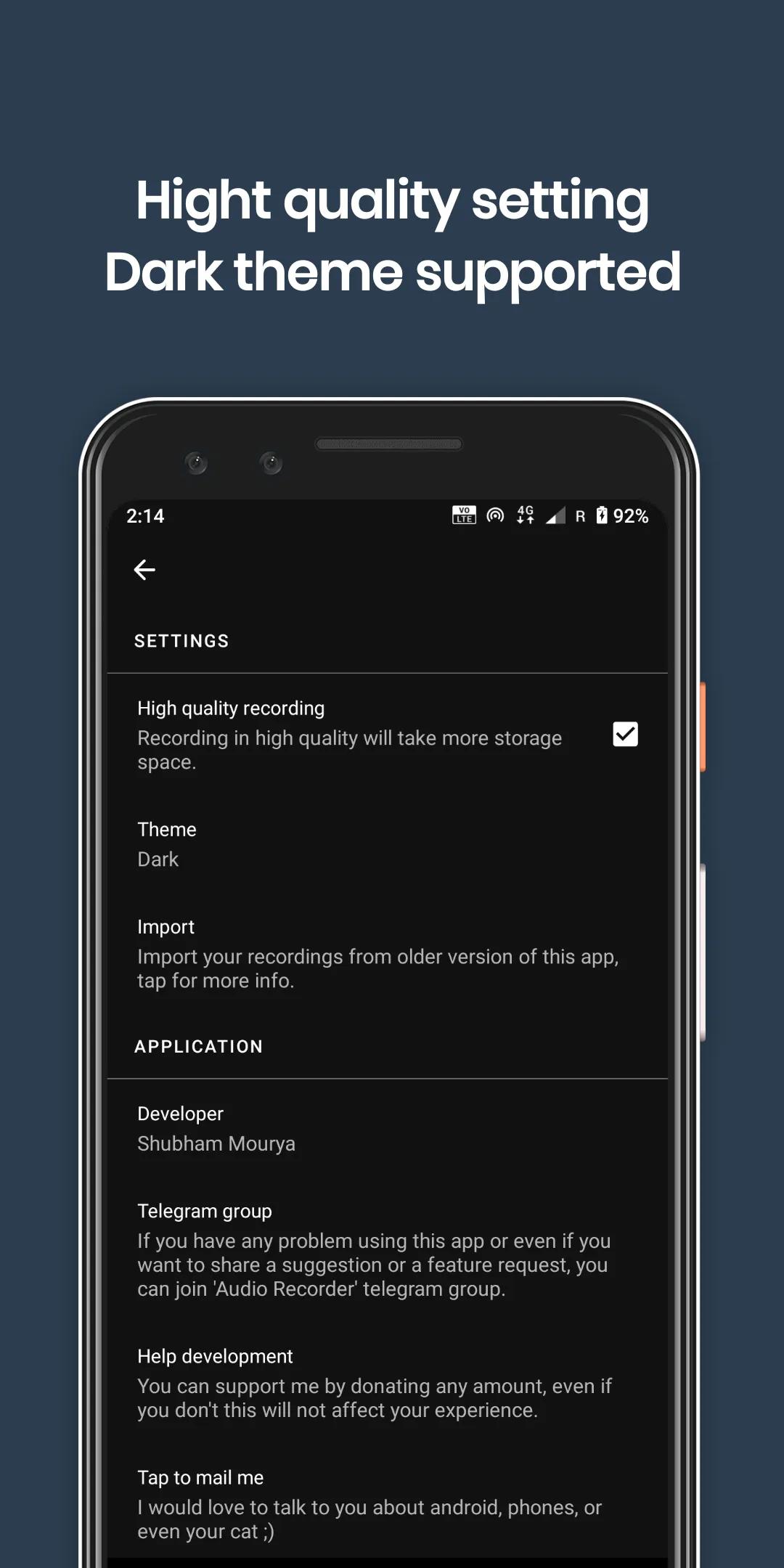 Audio Recorder - Simple audio  | Indus Appstore | Screenshot