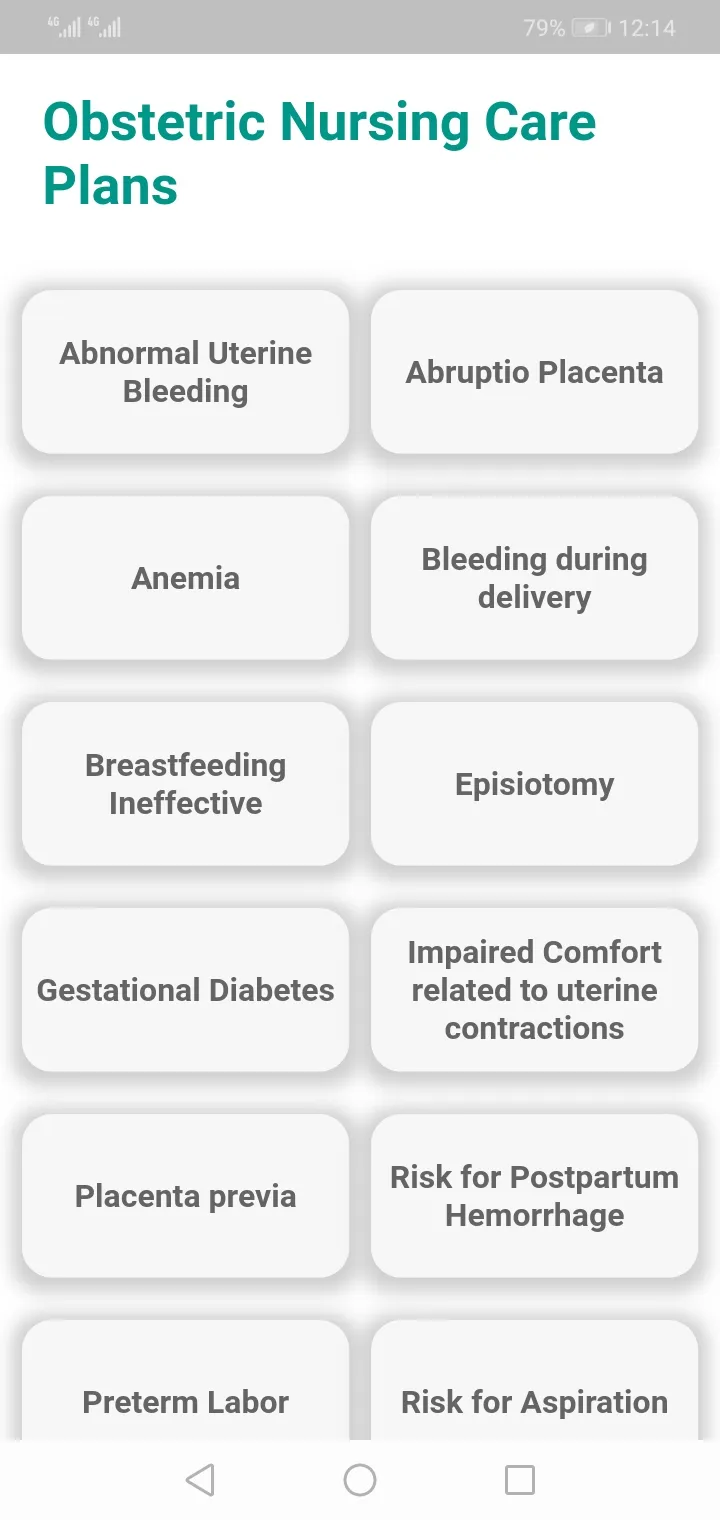 Nursing care plan tables | Indus Appstore | Screenshot