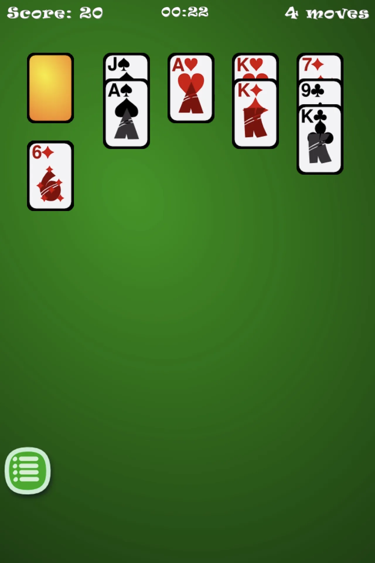 Classis Aces Up Solitaire Game | Indus Appstore | Screenshot