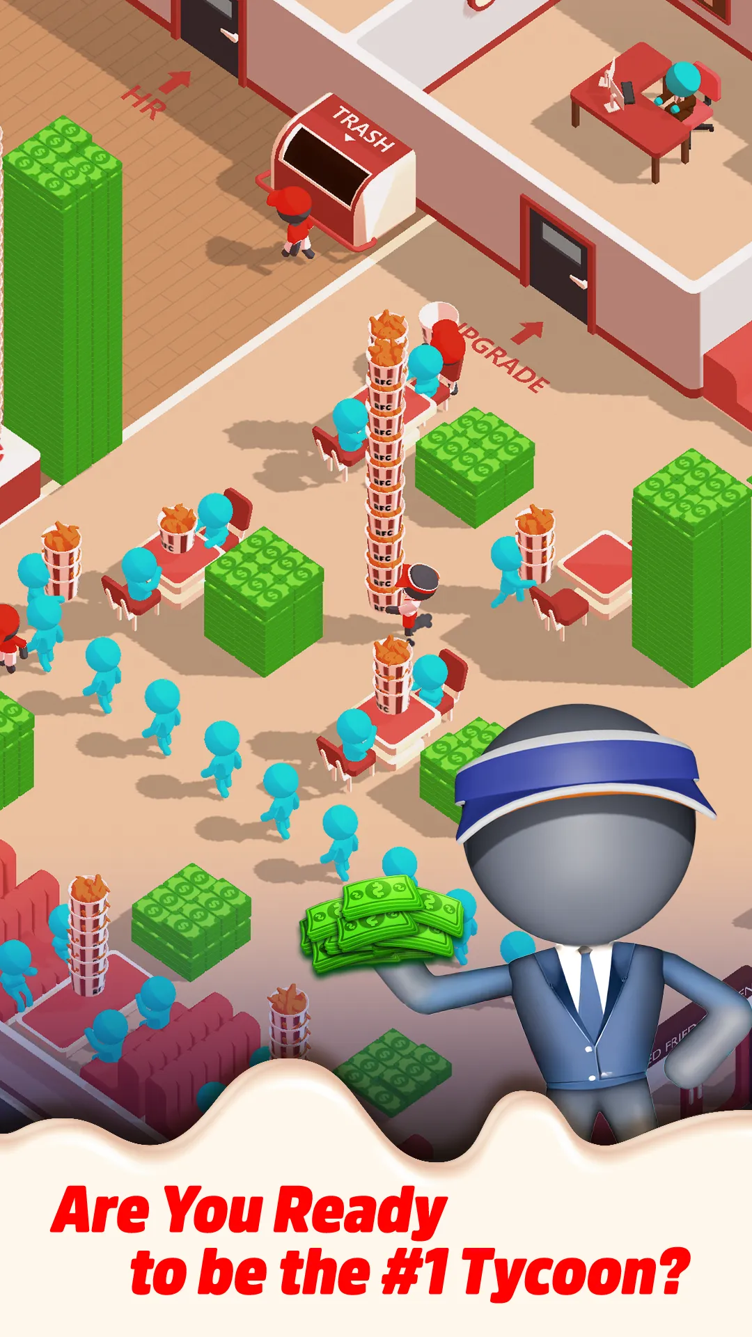 Fried Chicken Royale: Tycoon! | Indus Appstore | Screenshot