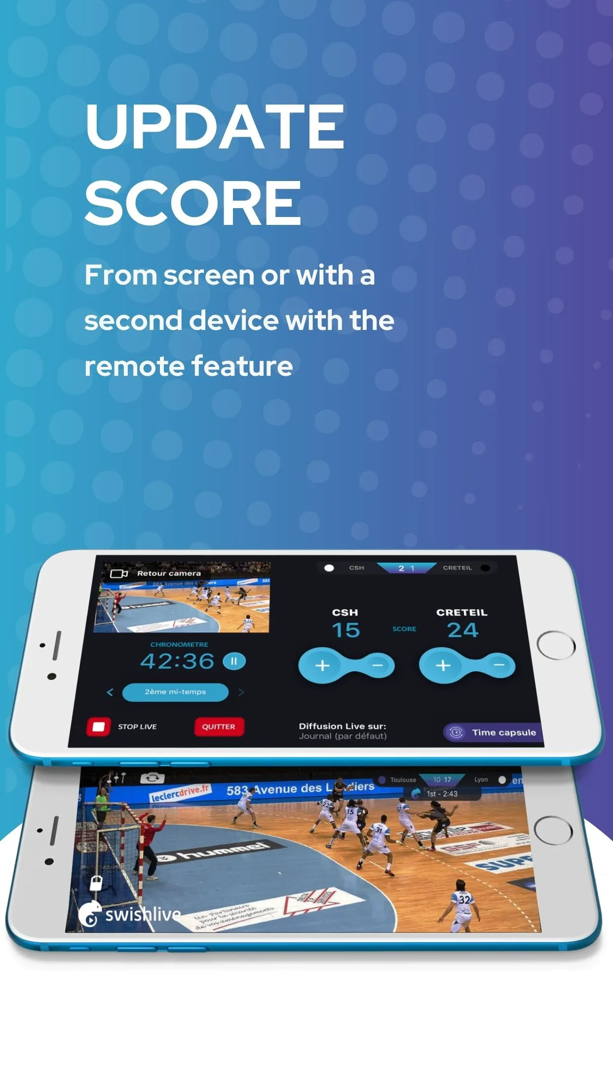 Swish Live : Camera Scoreboard | Indus Appstore | Screenshot