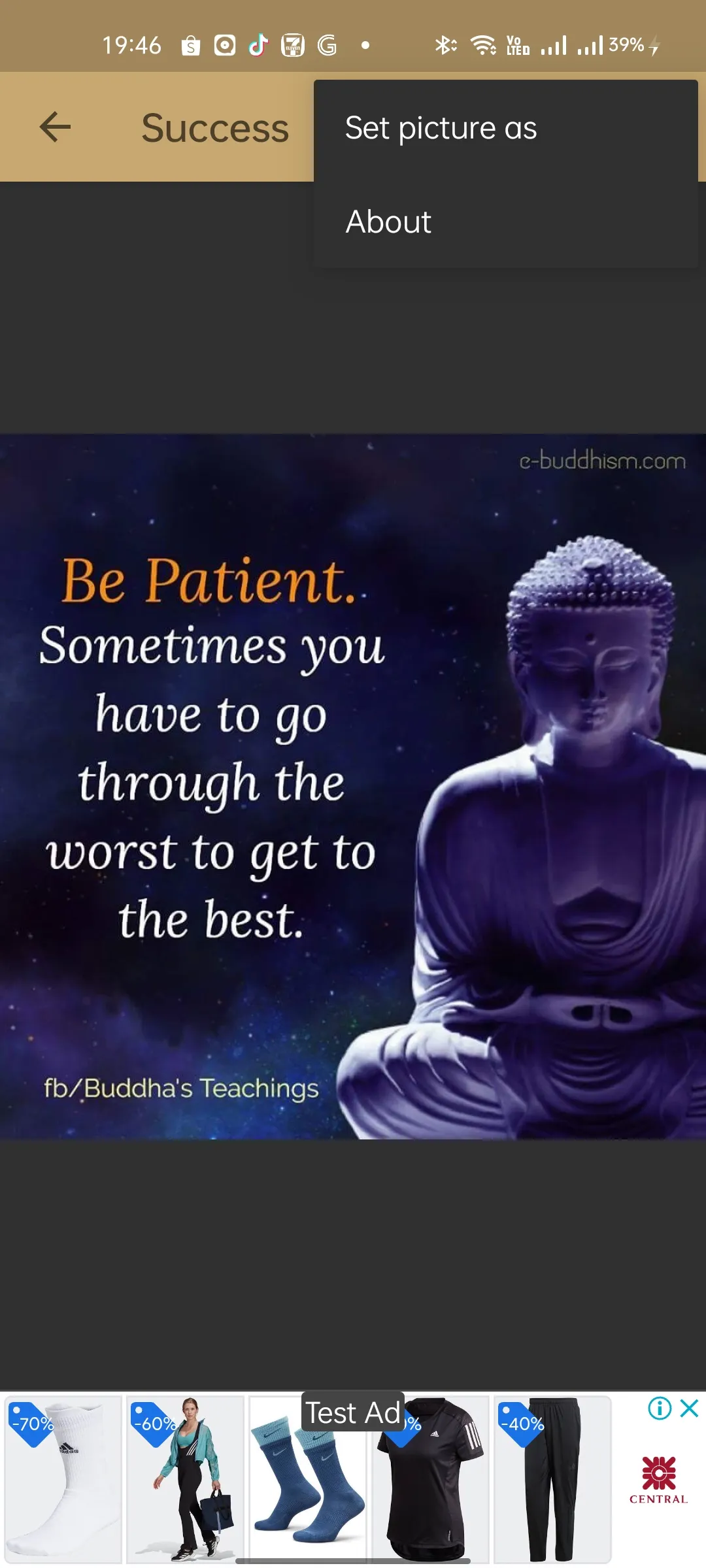 Namo: Buddha Quotes With Image | Indus Appstore | Screenshot