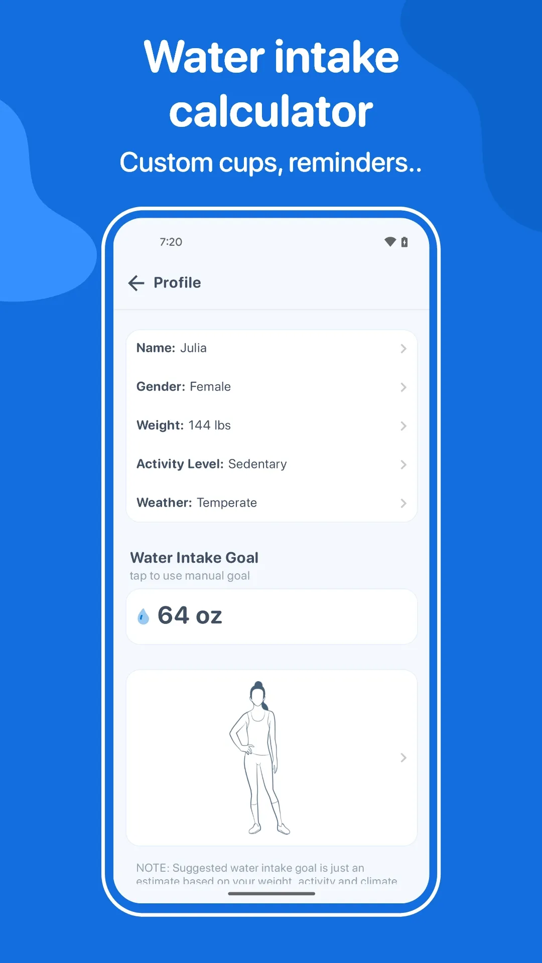 Water Tracker: WaterMinder app | Indus Appstore | Screenshot