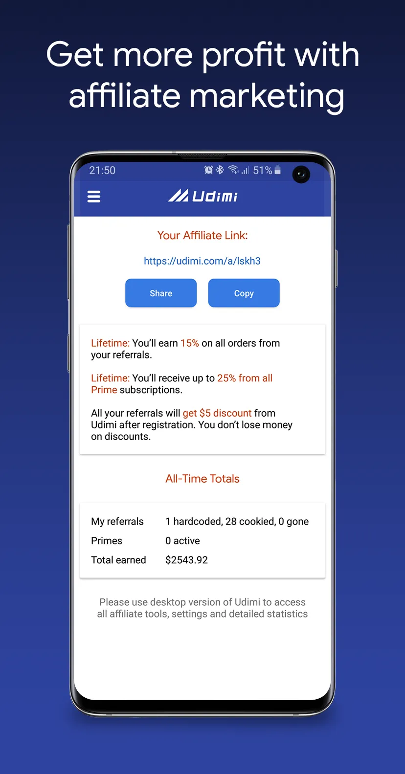 Udimi - Buy Solo Ads | Indus Appstore | Screenshot