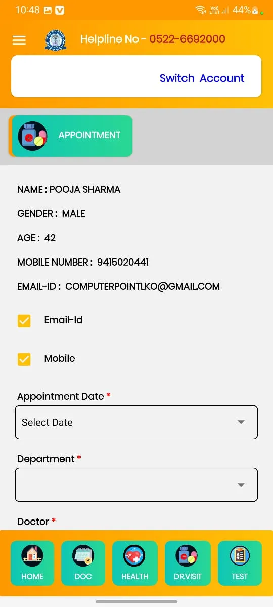 RML Patient App | Indus Appstore | Screenshot