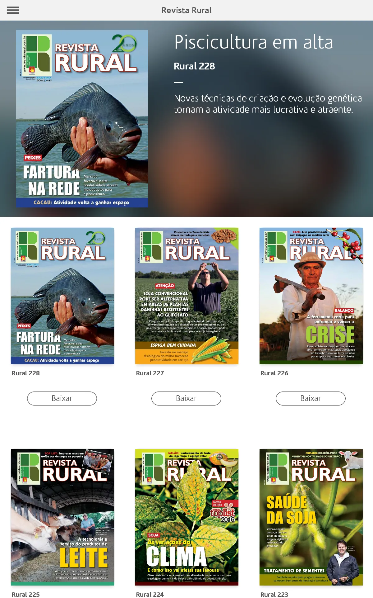 Revista Rural | Indus Appstore | Screenshot